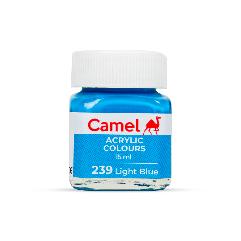 Fabrica Acrylic Colour Sr1 Lt Blue 15Ml Bottle Camlin