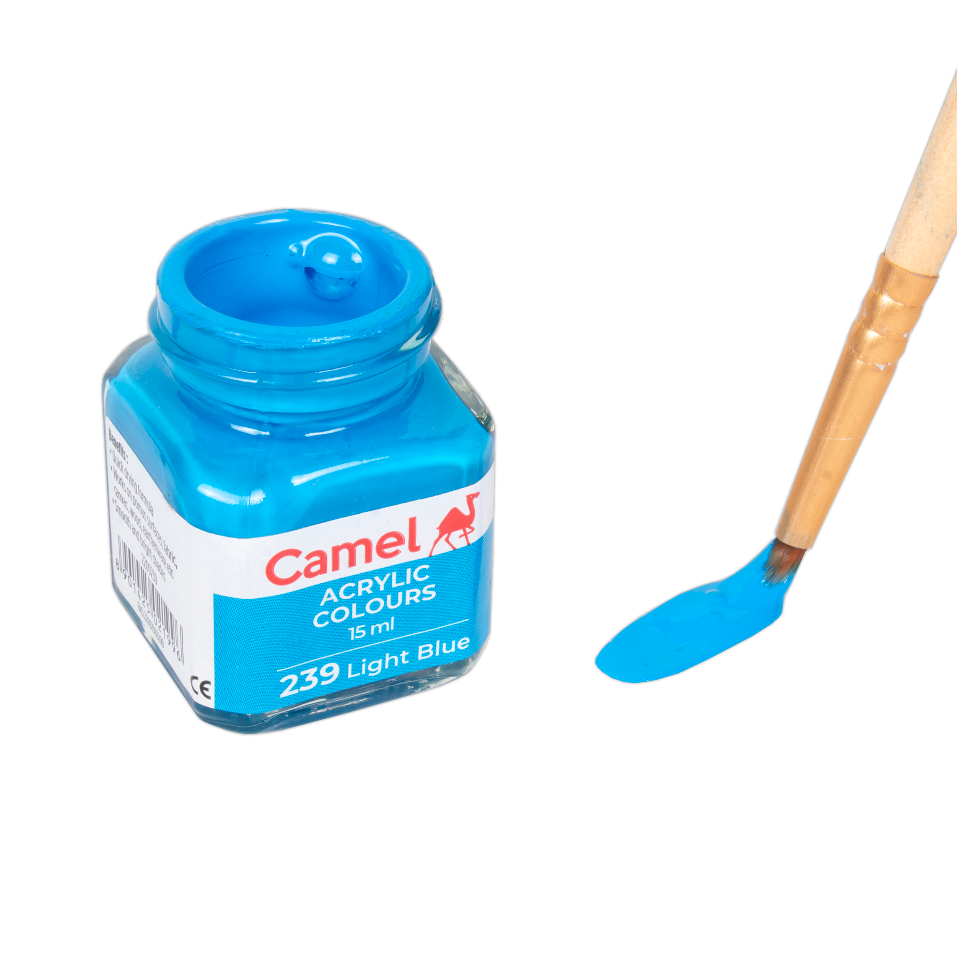 Fabrica Acrylic Colour Sr1 Lt Blue 15Ml Bottle Camlin
