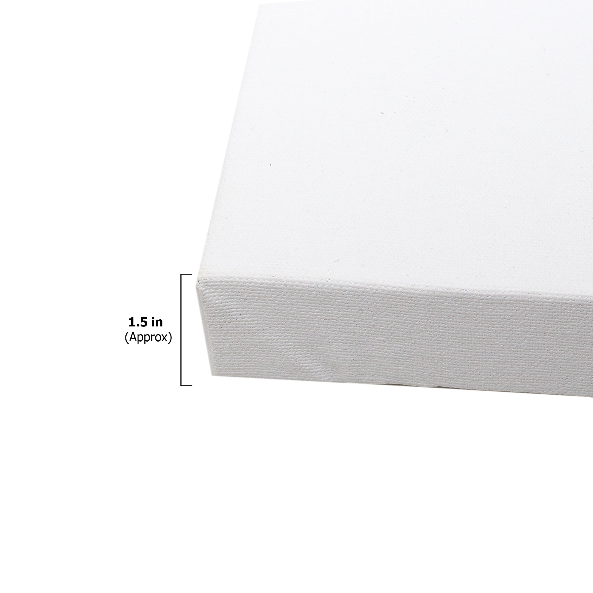 STRETCHED CANVAS DEEP EDGE FRAME 34X37mm 305gsm 12 X 12inch 3PC LB