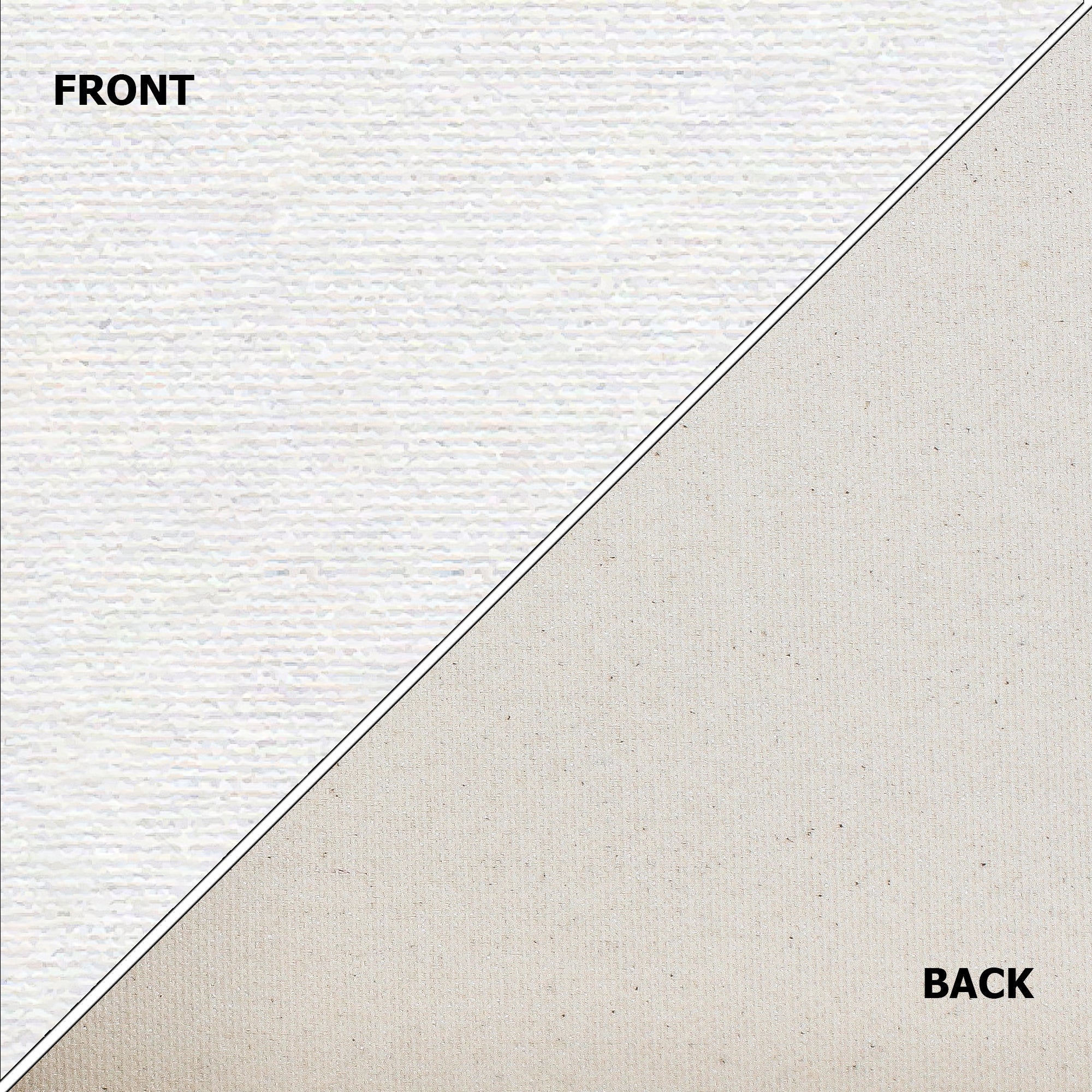 STRETCHED CANVAS DEEP EDGE FRAME 34X37mm 305gsm 12 X 12inch 3PC LB