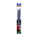 Long Handle Brush Round Synthetic Hair Size 000 00 0 1 2 Set of 5pc