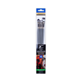 Long Handle Brush Flat Synthetic Hair Size 1 3 5 7 Set of 4pc