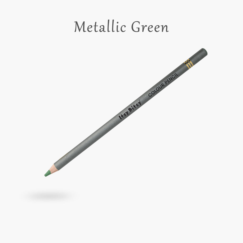 Premium Artist Metallic Colour Pencil 1pc - Metallic Green
