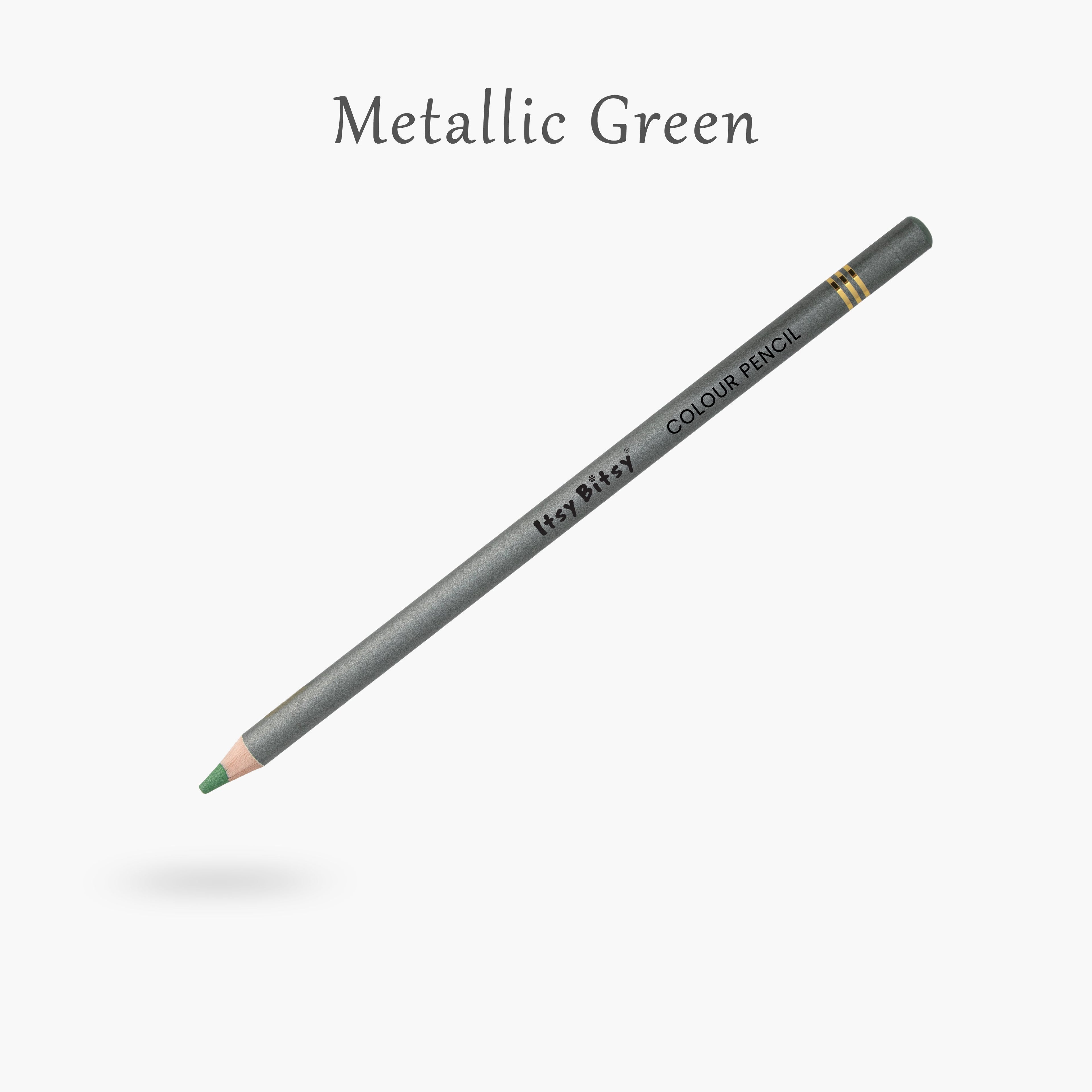 Premium Artist Metallic Colour Pencil 1pc - Metallic Green