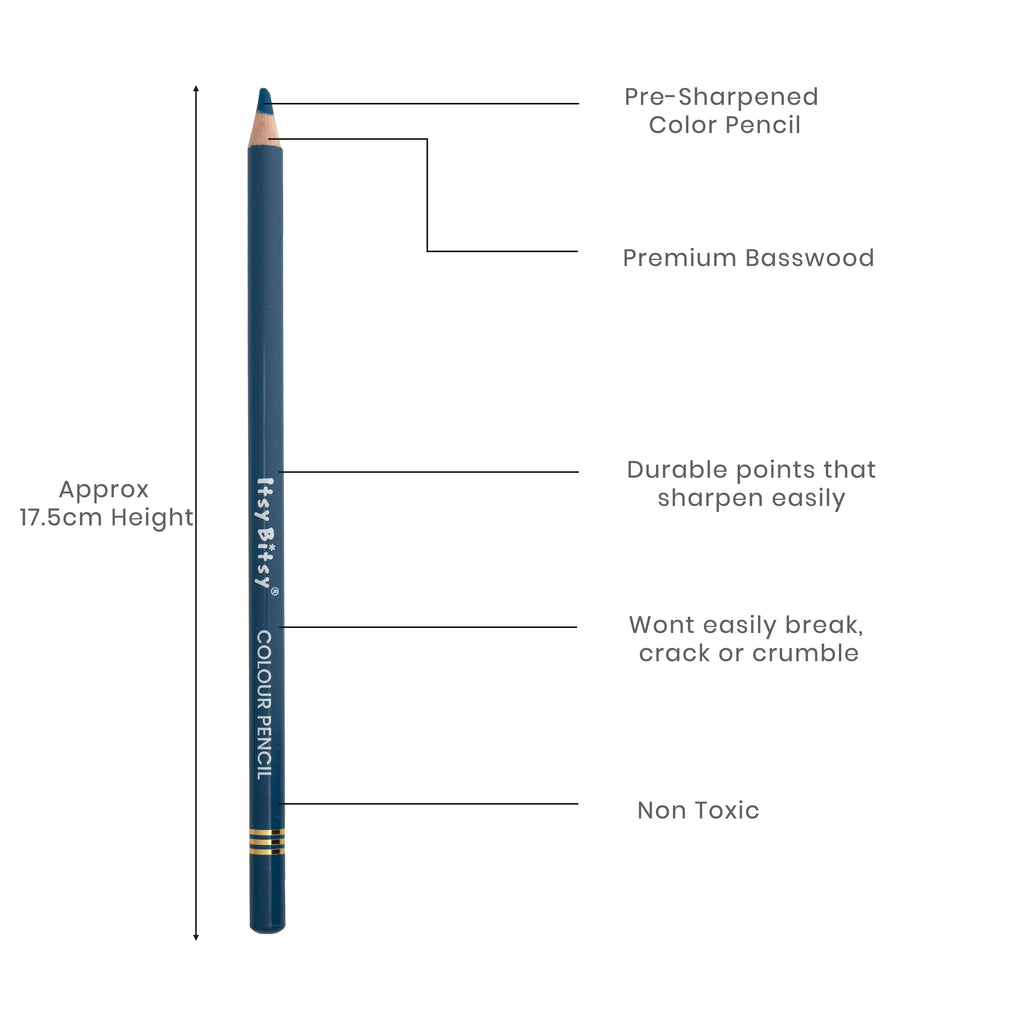 Premium Artist Colour Pencil 1pc - Sapphire Blue