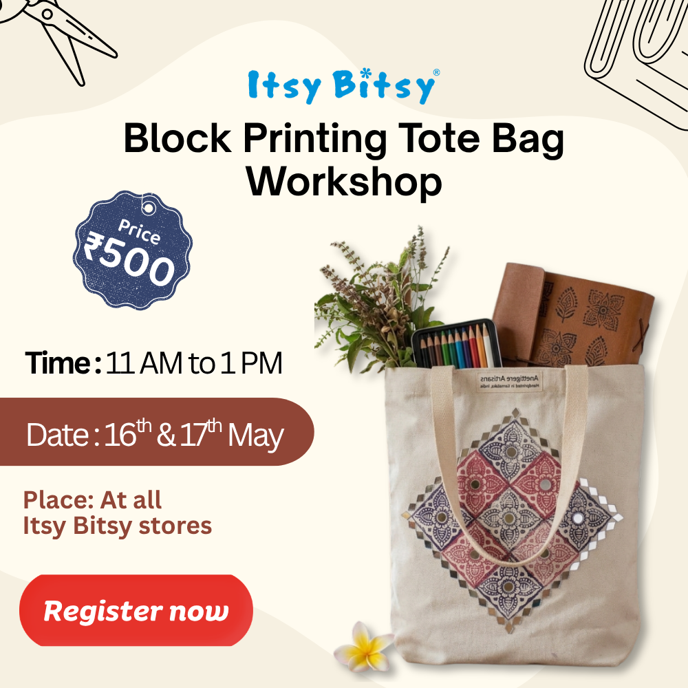 Block Printing Tote Bag - Summer Workshop