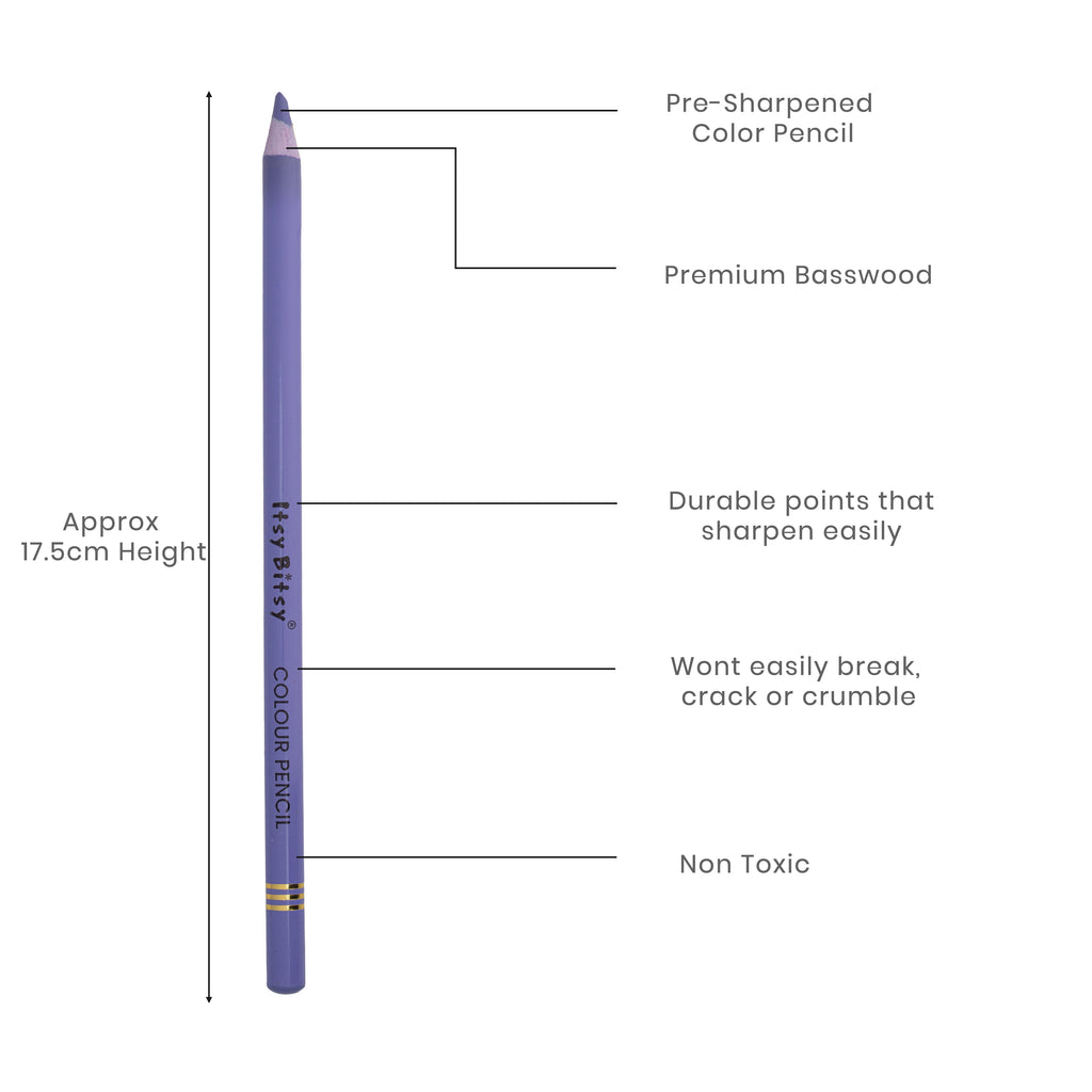 Premium Artist Colour Pencil 1pc - Lavender