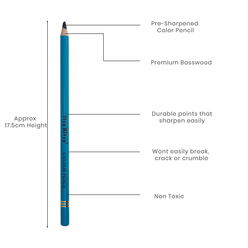 Premium Artist Colour Pencil 1pc - Marine Blue