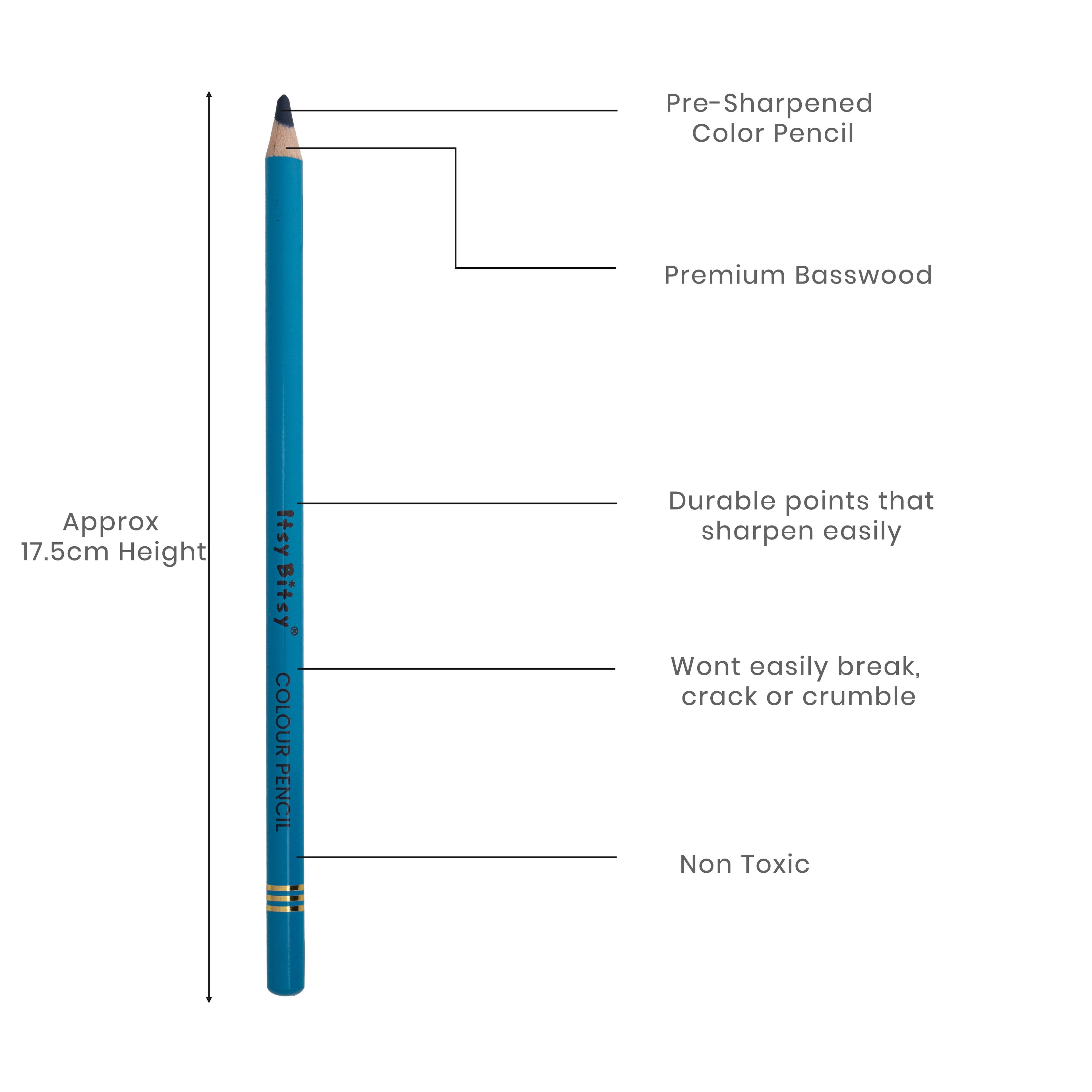 Premium Artist Colour Pencil 1pc - Marine Blue