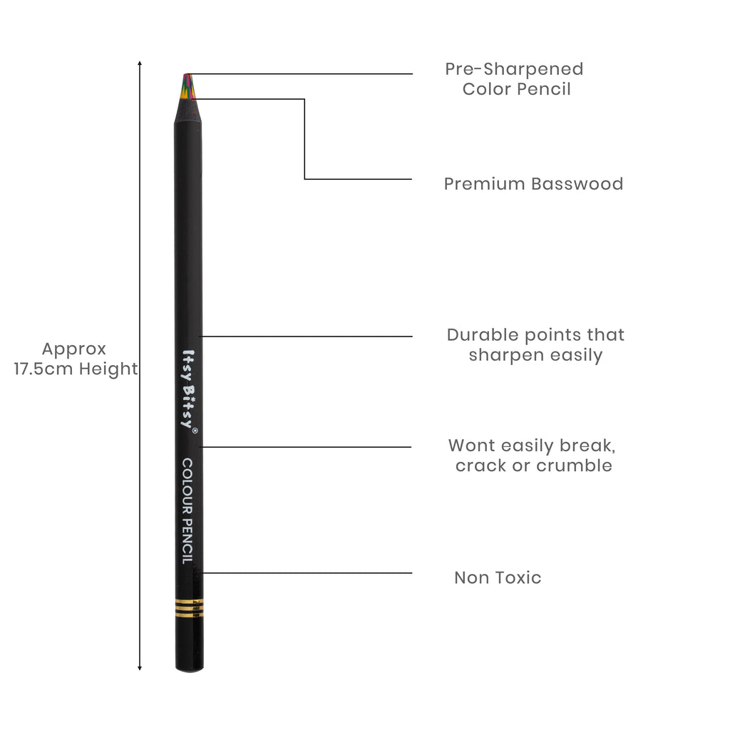 Premium Artist Rainbow Colour Pencil 1pc - Sunny Blossom