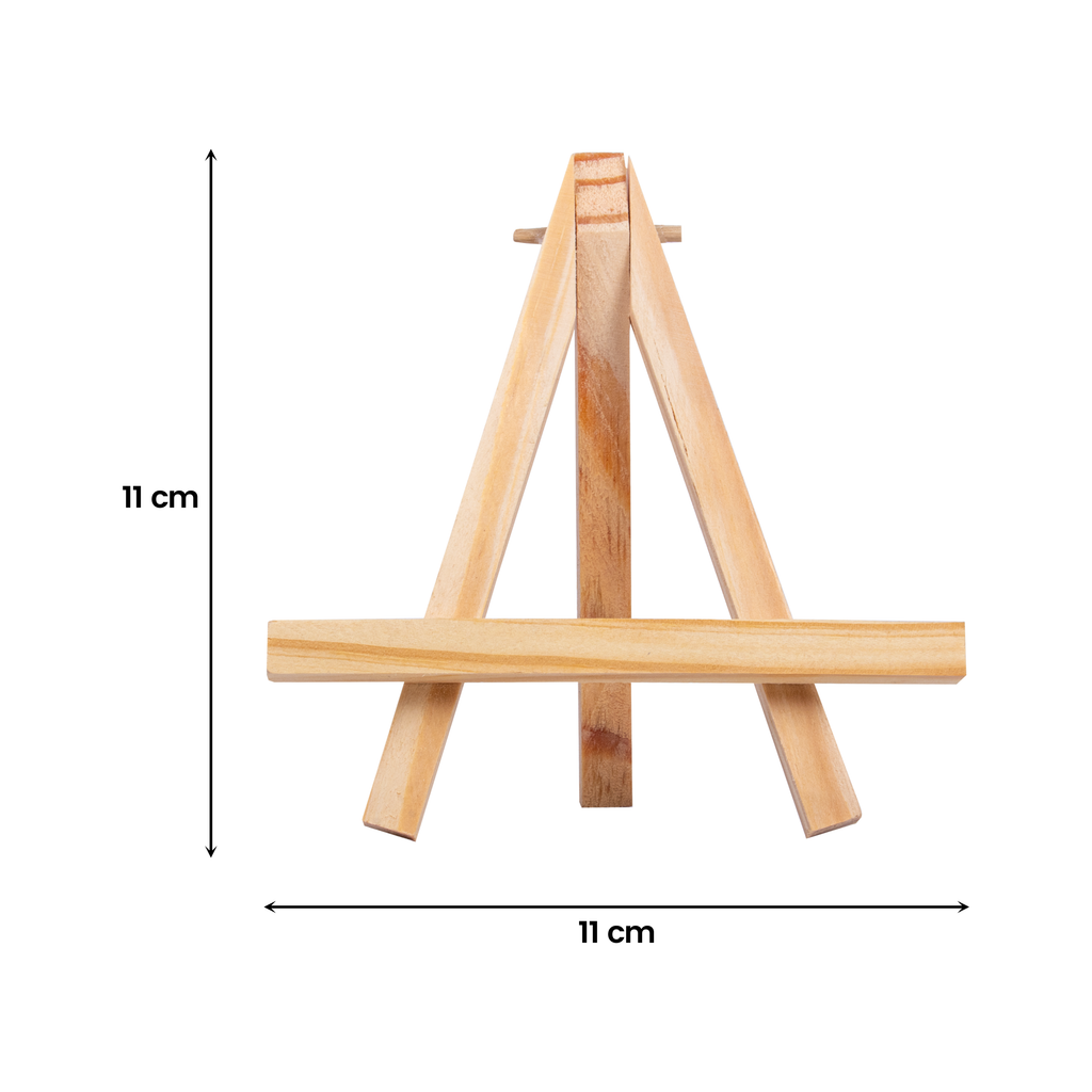 Mini Wooden Easel Stand 11 X 11Cm  1Pc
