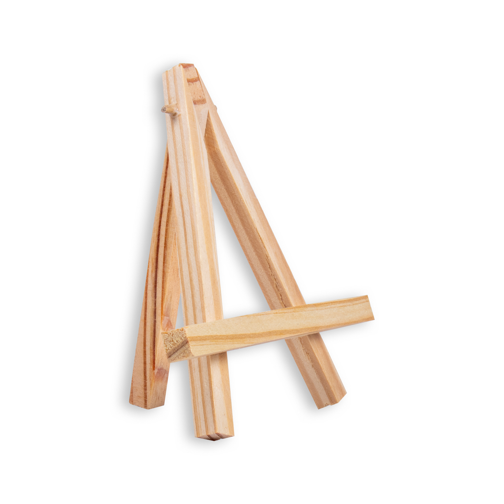 Mini Wooden Easel Stand 11 X 11Cm  1Pc