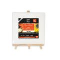 Wooden Mini Easel With Canvas Easel Size 24Cm Canvas Size 20 X 20Cm 1Pc