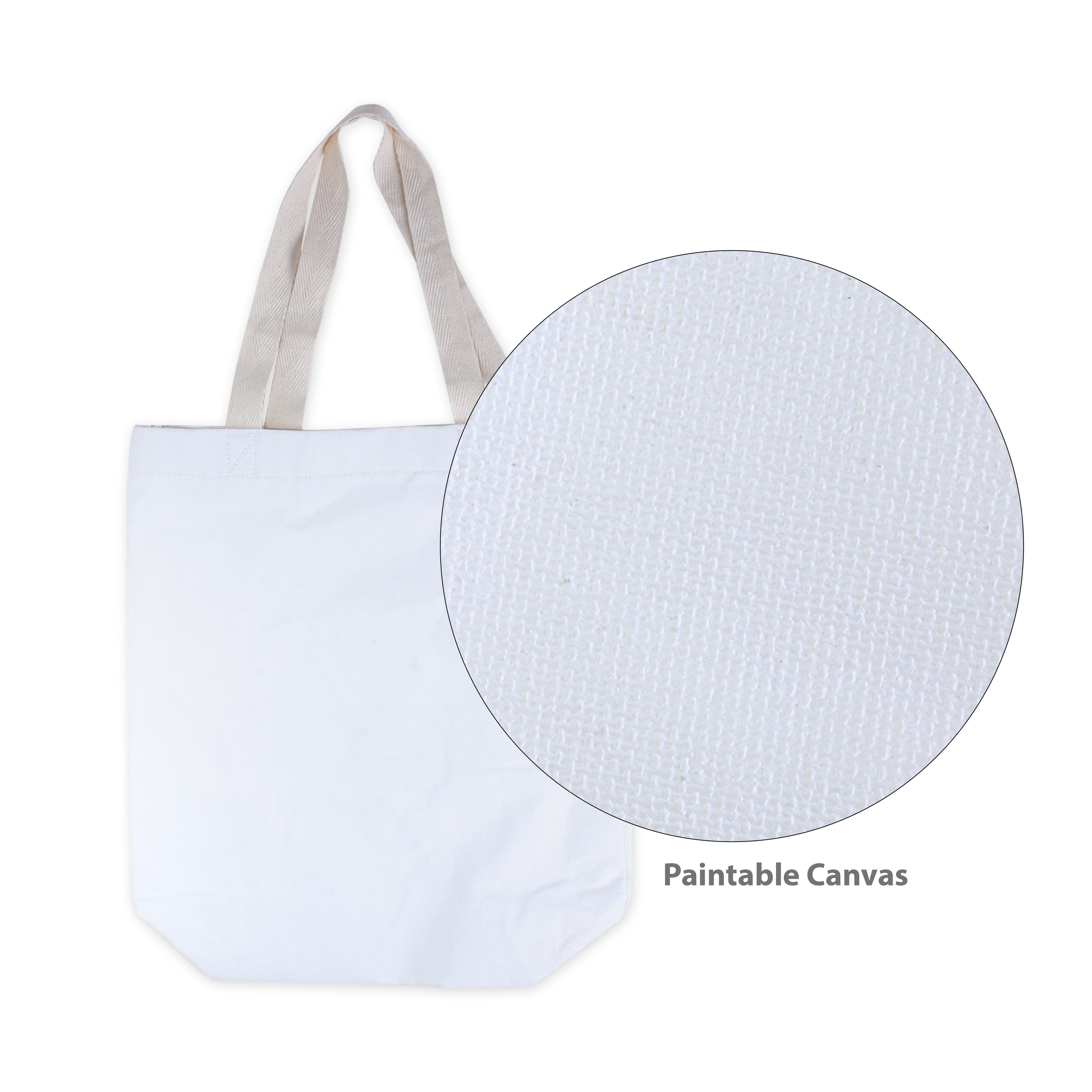Paintable Canvas Bag 13.25 X 12 Inch 1Pc