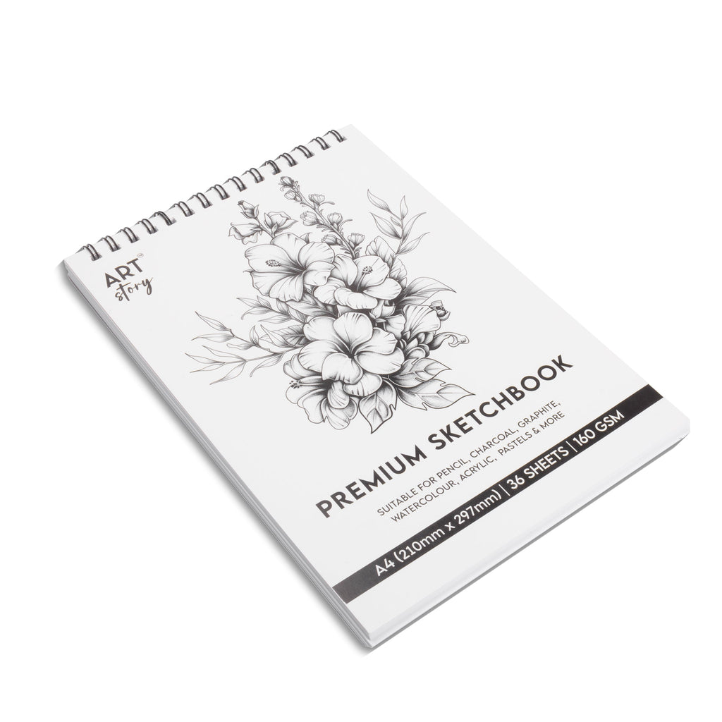 Premium Sketchbook Top Wiro With Hanger A4 160gsm 36 Sheets