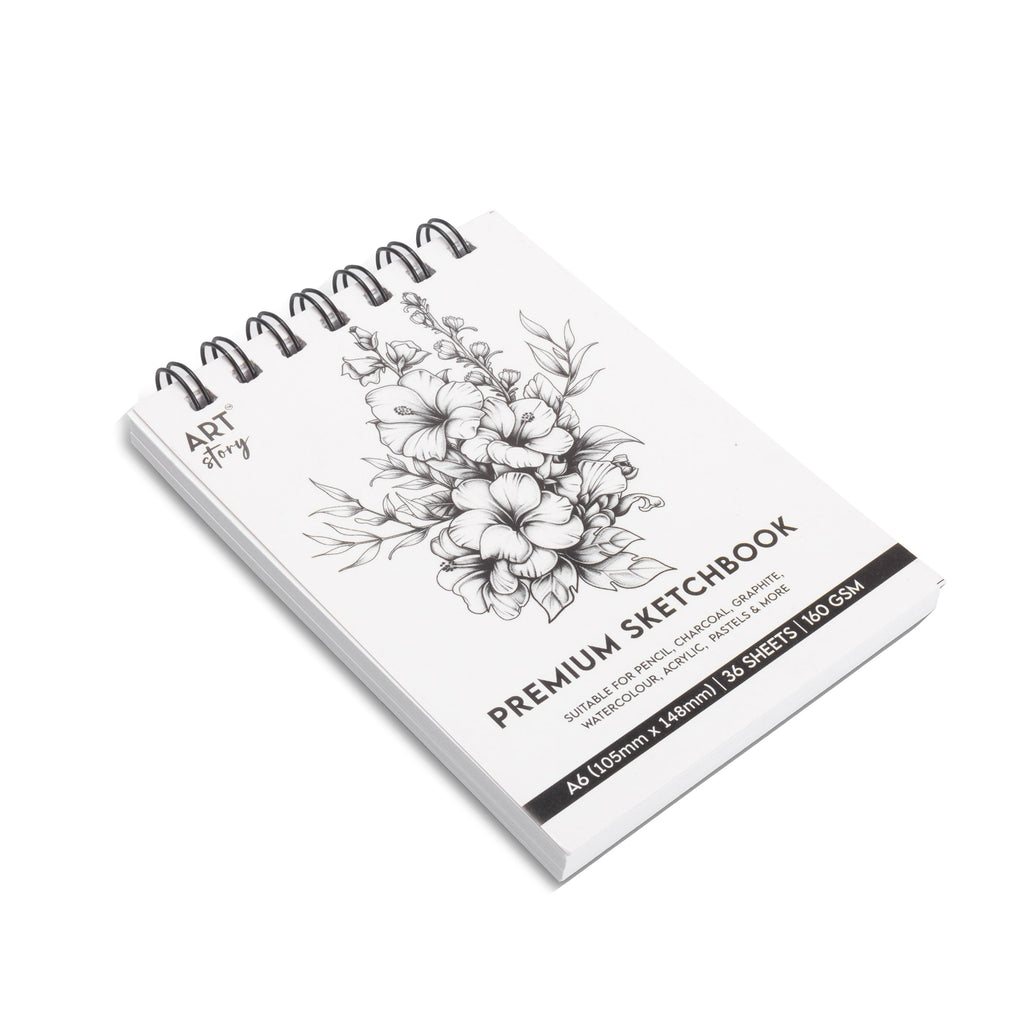 Premium Sketchbook Top Wiro A6 160gsm 36 Sheets
