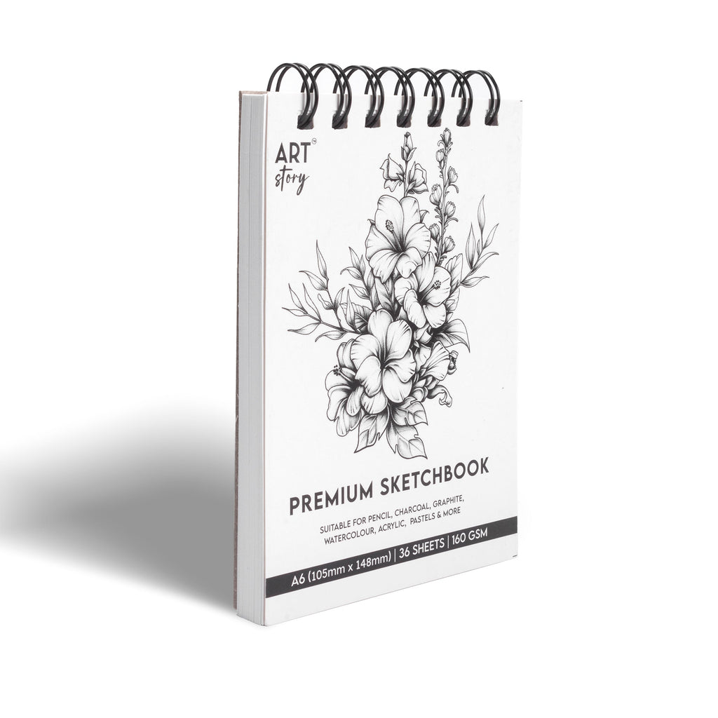 Premium Sketchbook Top Wiro A6 160gsm 36 Sheets