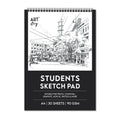 Student Sketchbook Top Wiro With Hanger A4 90gsm 30 Sheets