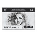 Student Sketch Pad Flap Over Cover Page A4 90gsm 30 Sheets