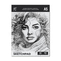 Student Sketch Pad Flap Over Cover Page A5 90gsm 30 Sheets