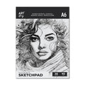 Student Sketch Pad Flap Over Cover Page A6 90gsm 30 Sheets
