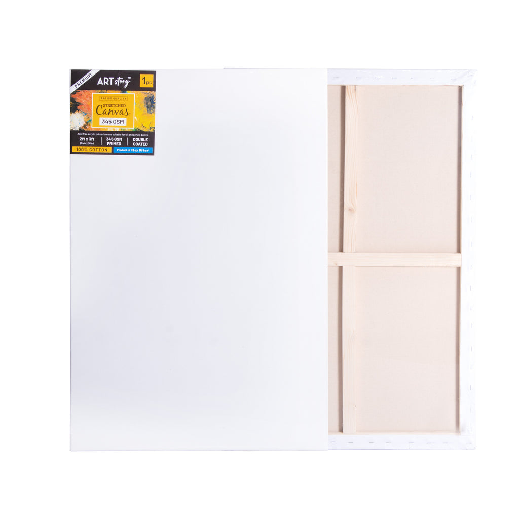 Stretched Canvas Frame 17X37mm 345gsm 24 X 36inch 1 pc