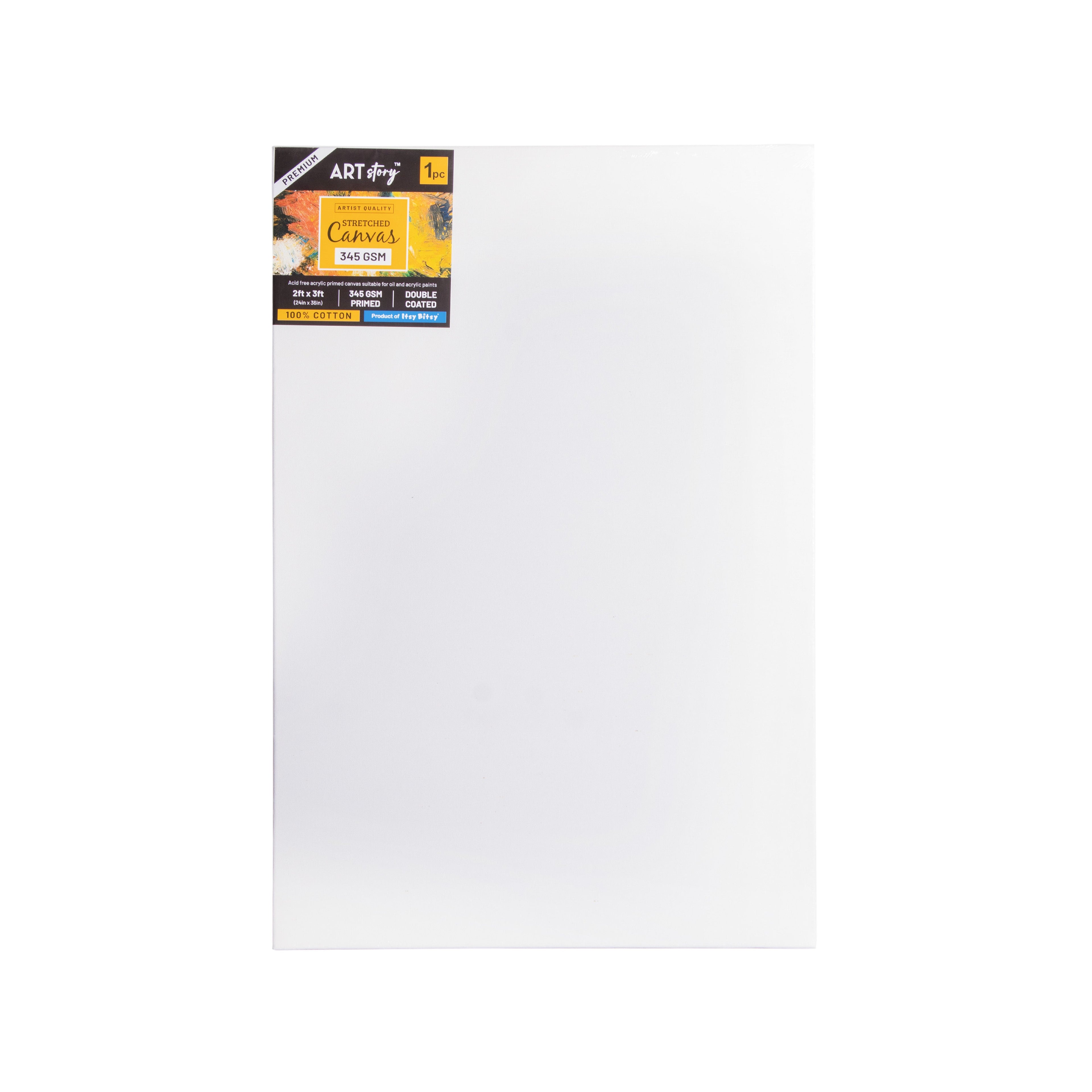 Stretched Canvas Frame 17X37mm 345gsm 24 X 36inch 1 pc