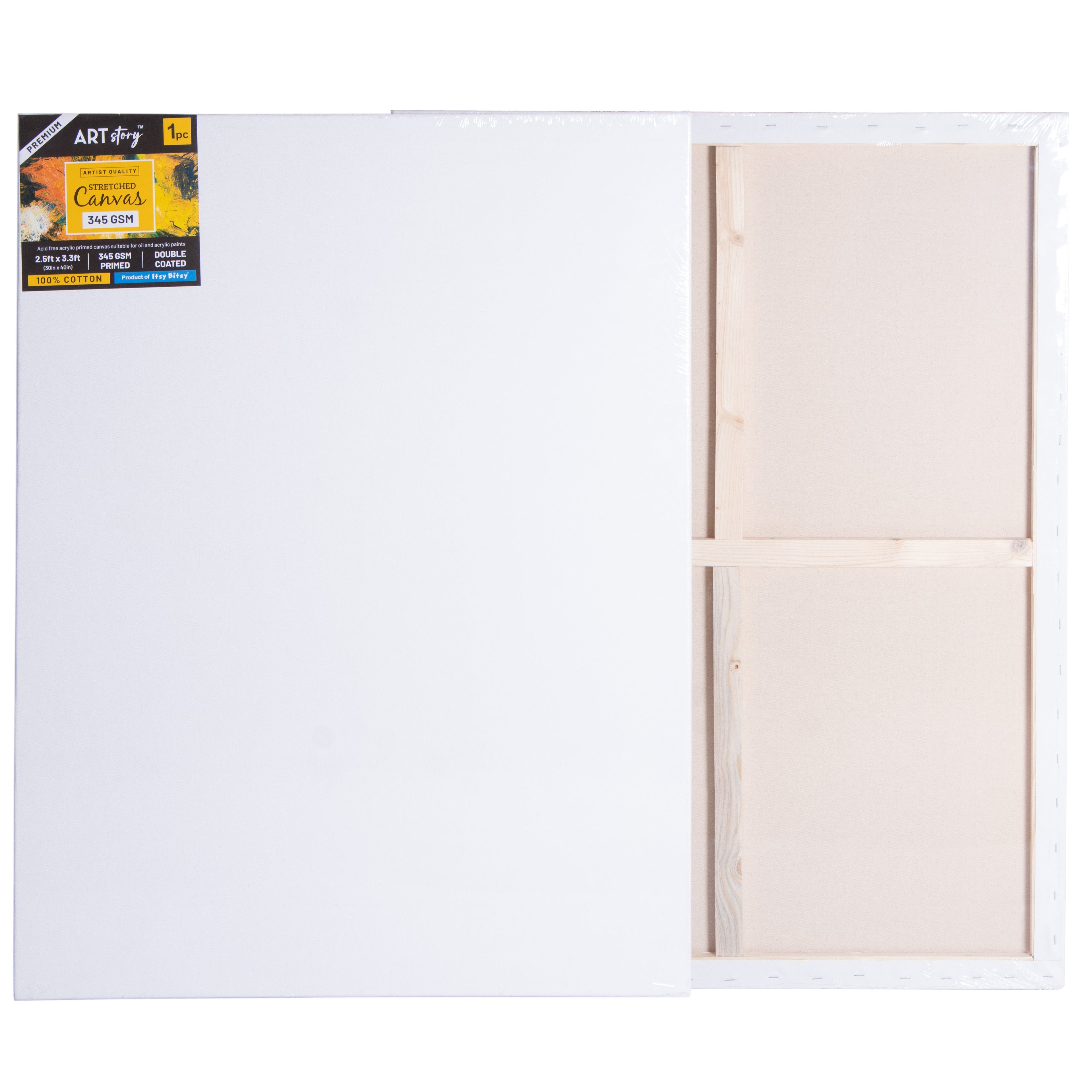 Stretched Canvas Frame 17X37mm 345gsm 30 X 40inch 1 pc
