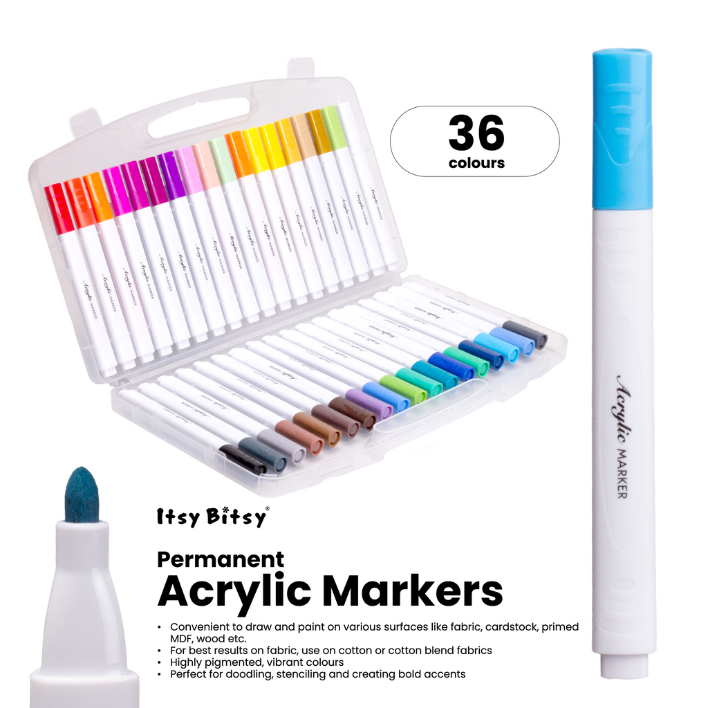 Acrylic Marker Triangular Grip Intermediate 36pcs Box
