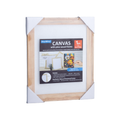 Pinewood Frame With 8 x 10in Canvas - 250gsm, 3mm Thick MDF Board Backing, Frame Size 3 X 1.5cm 1pc