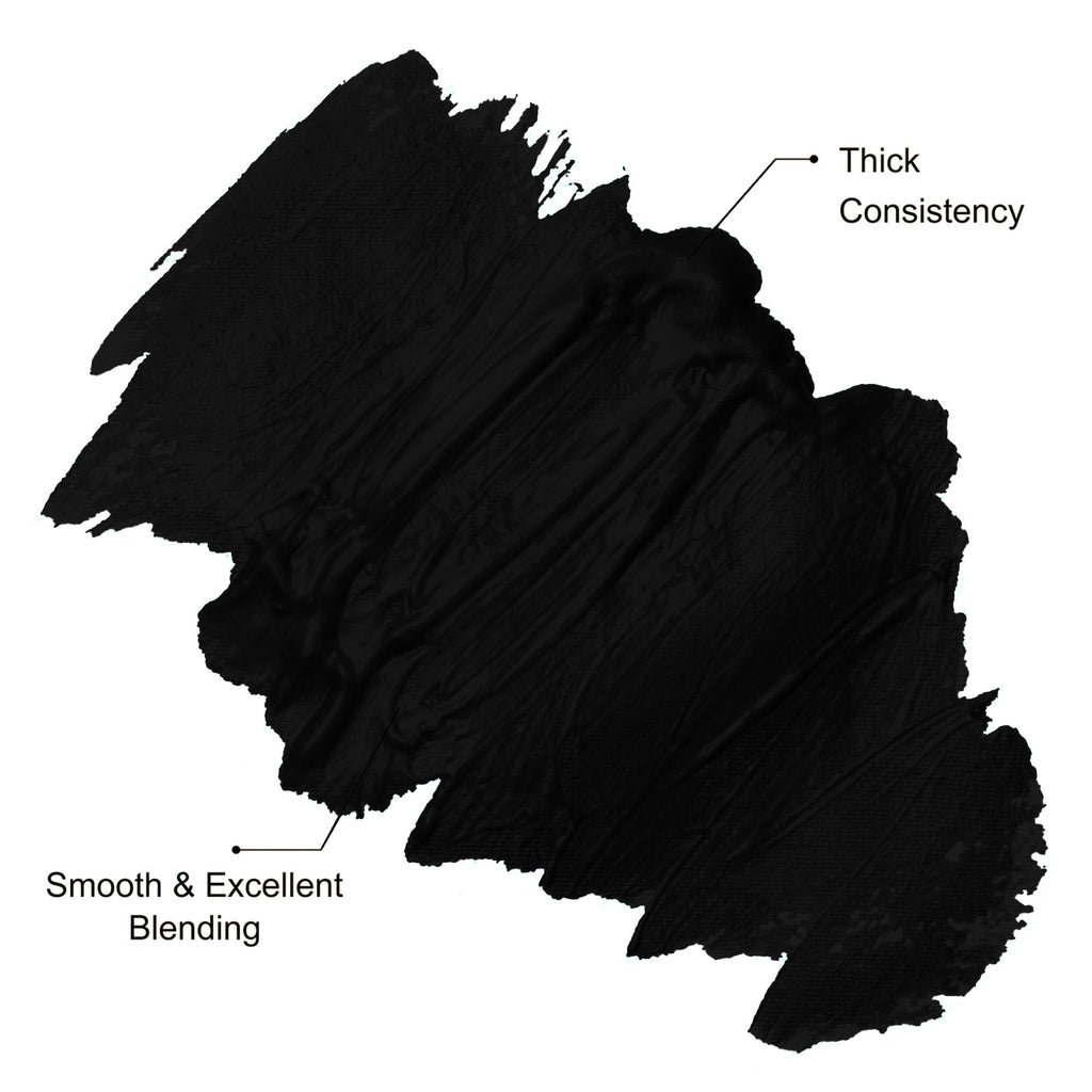Artists Acrylic Colour Black 75ml Tube