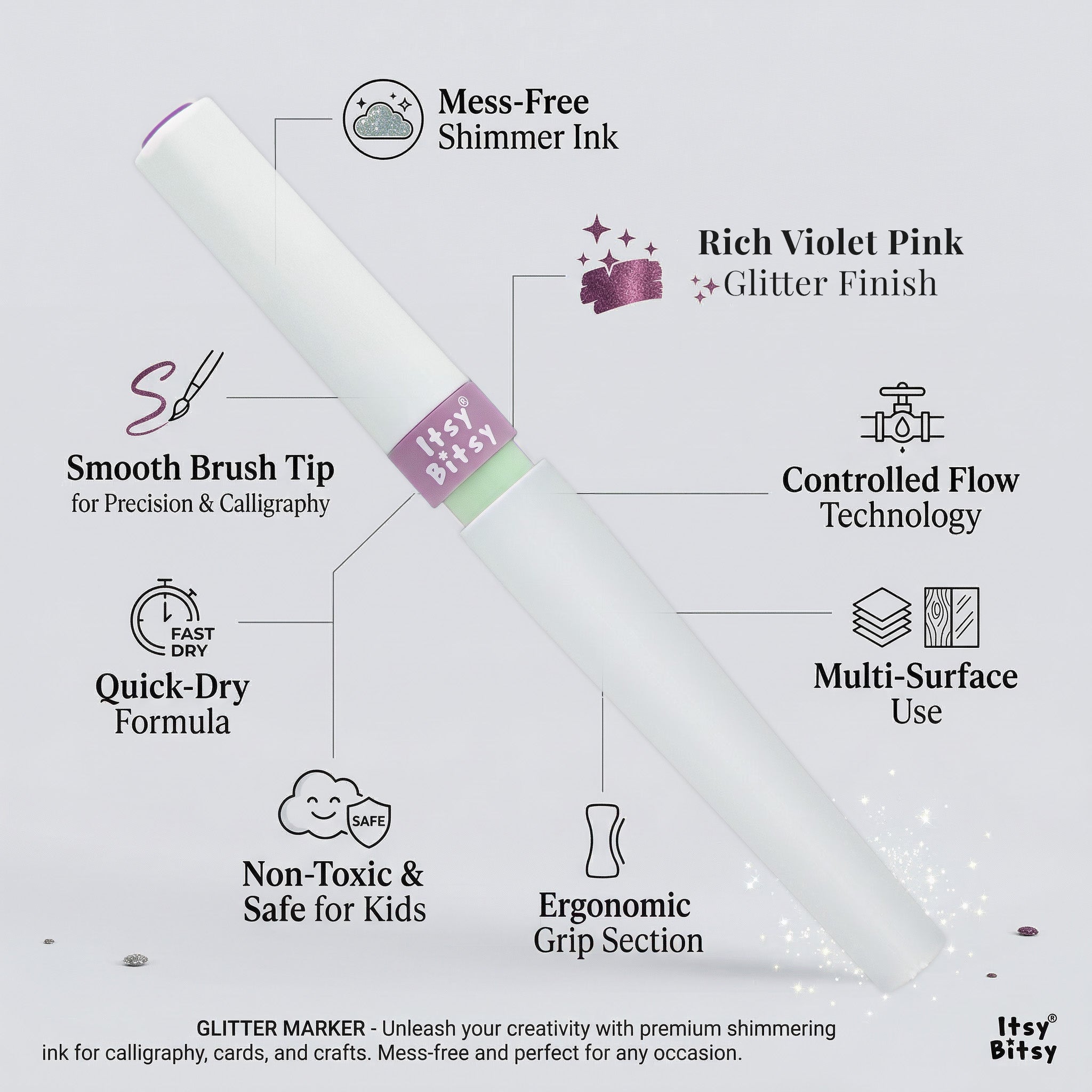 Premium Winkle Marker Violet Pink 1pc