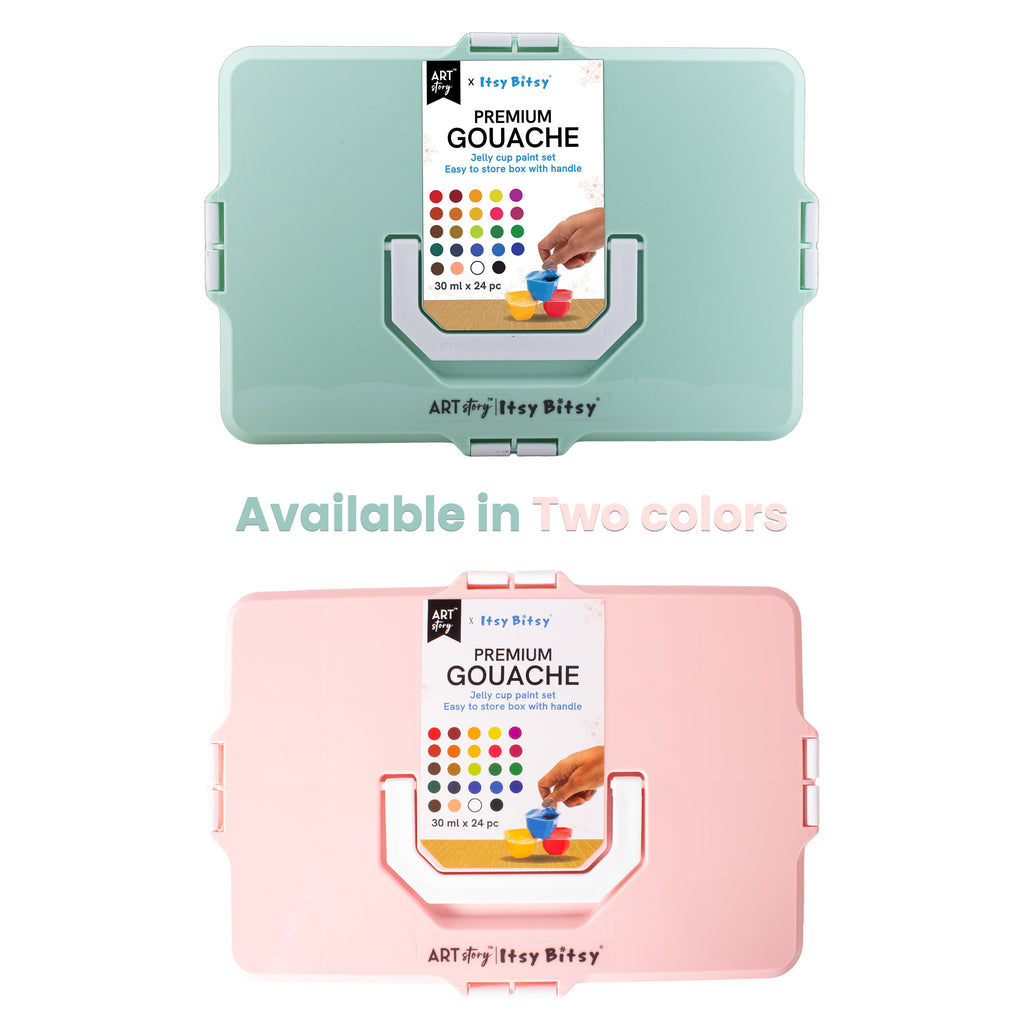 Premium Gouache Jelly Cup Paint Set 30ml X 24pc 1 Box