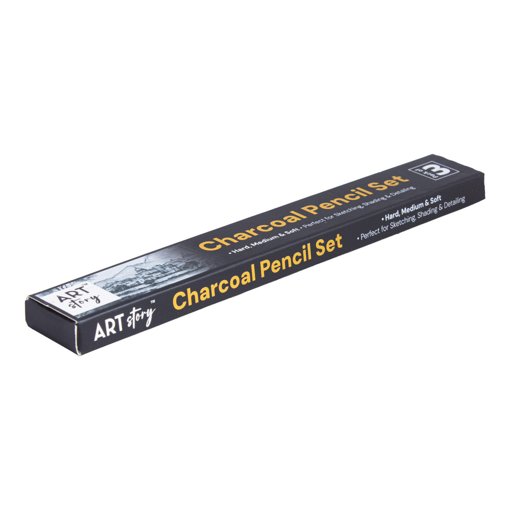 Charcoal Pencil Hard/Medium/Soft Pack Of 3pc
