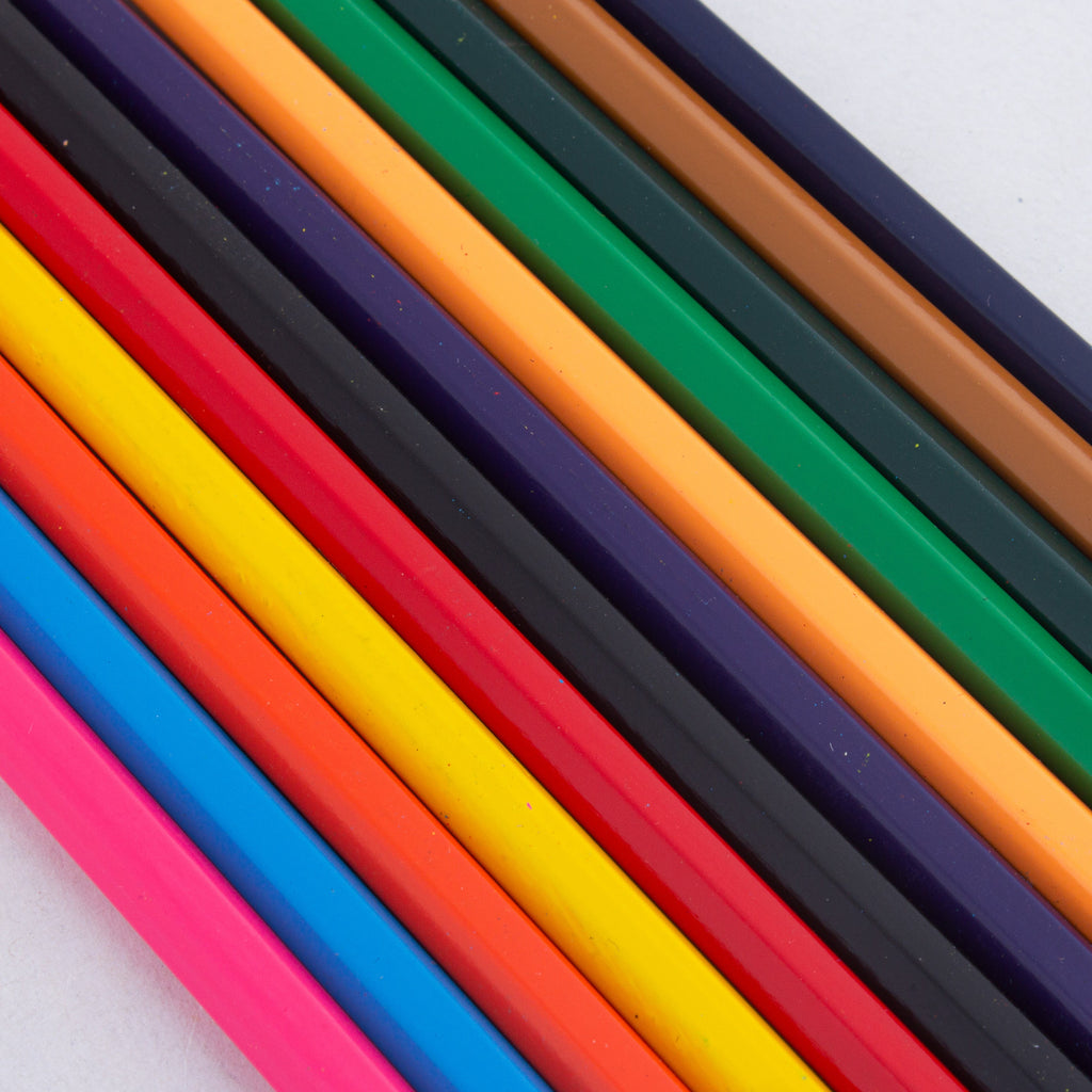 Premium Watercolour Pencils 12colours Cylindrical Box