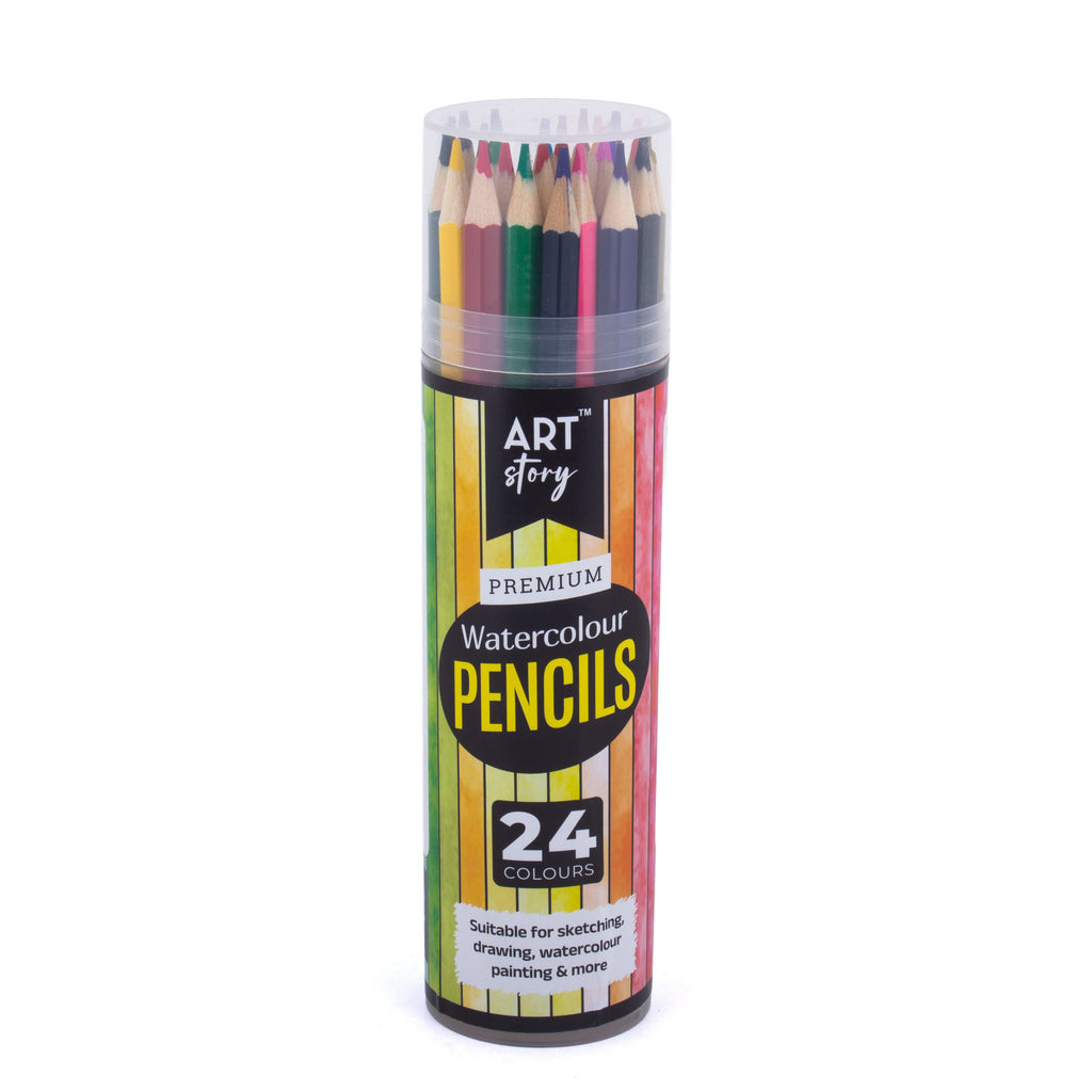Premium Watercolour Pencils 24colours Box