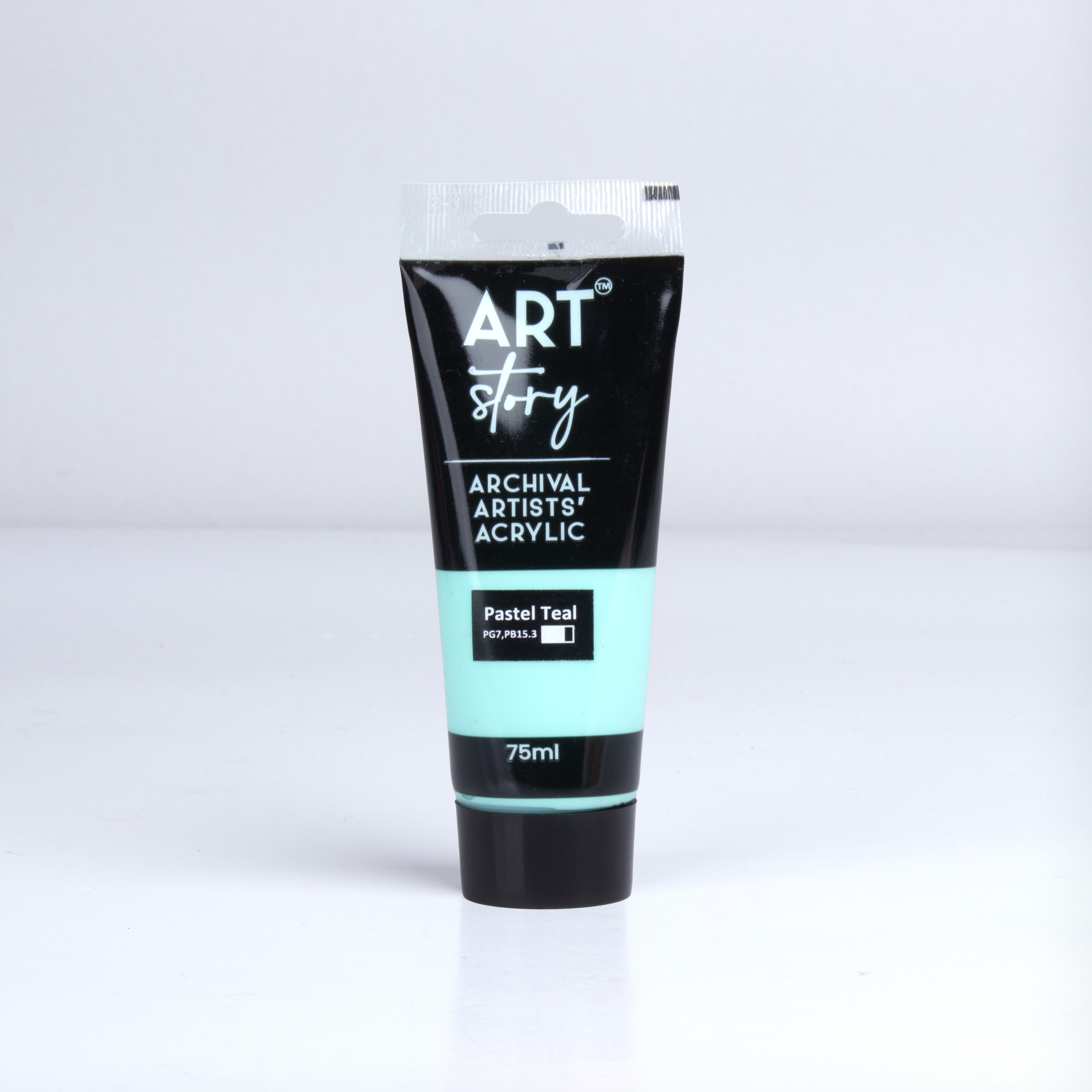 Artists Acrylic Colour Ptel Light Teal 75ml Tube