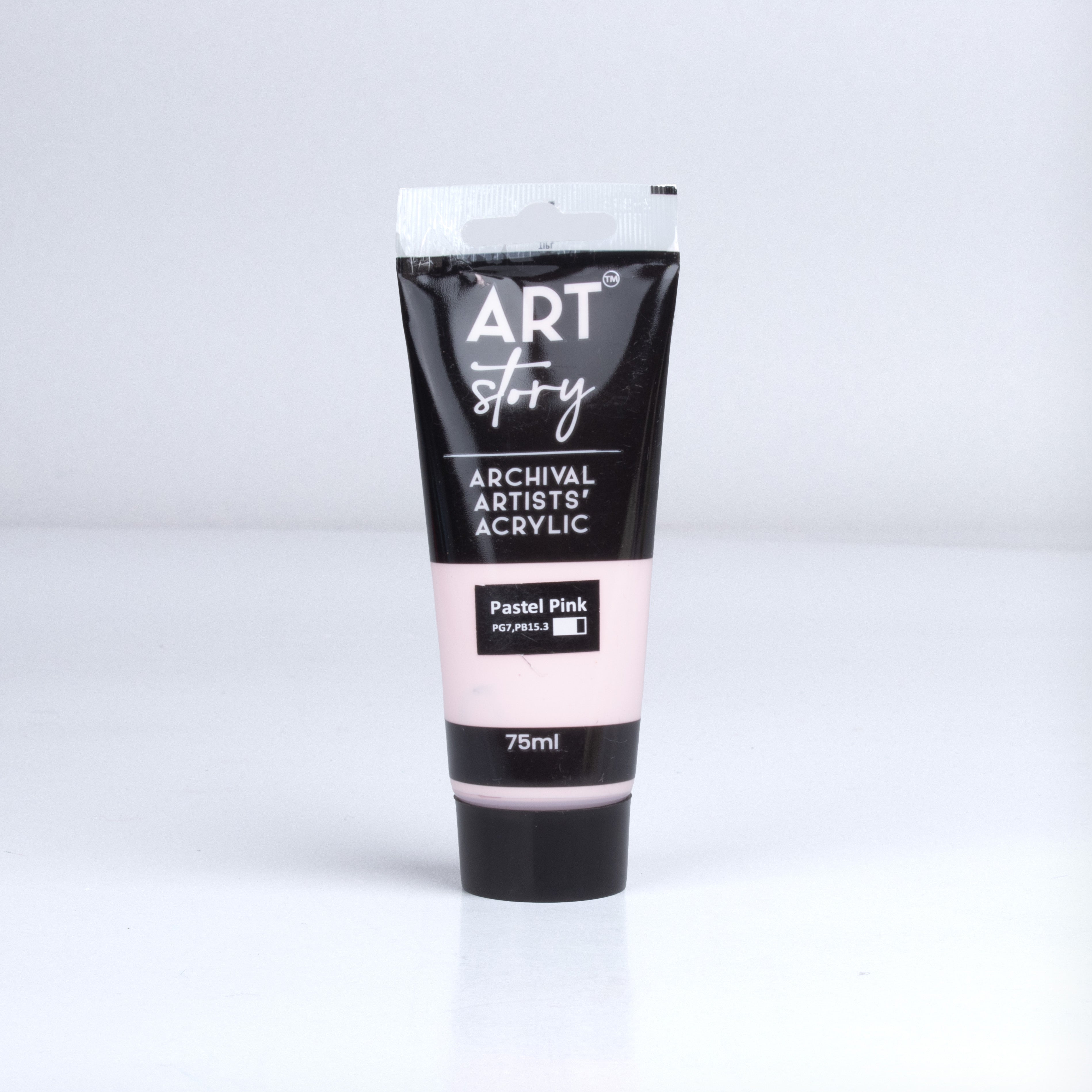 Artists Acrylic Colour Ptel Light Pink 75ml Tube