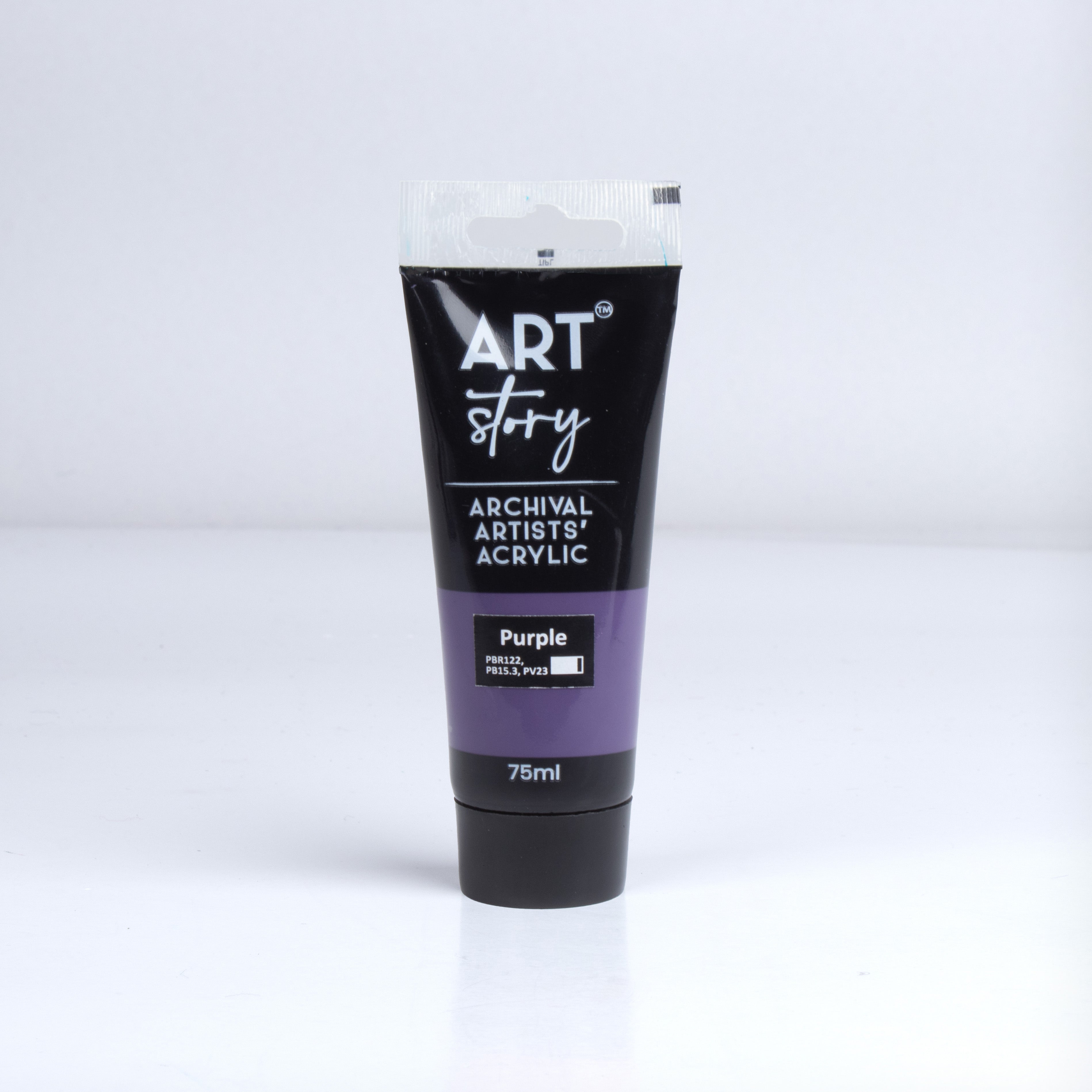 Artists Acrylic Colour Purple 75ml Tube