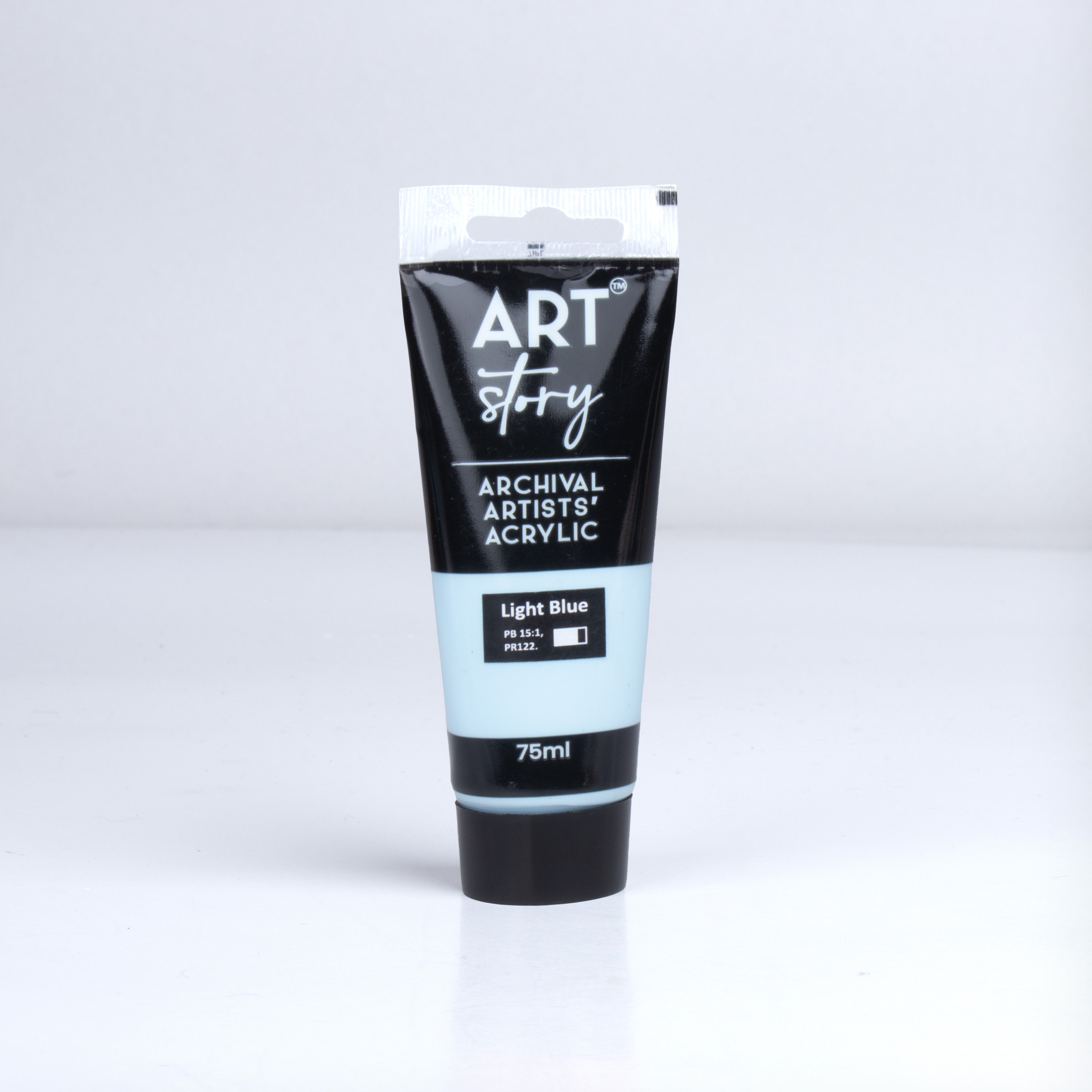 Artists Acrylic Colour Light Blue 75ml Tube