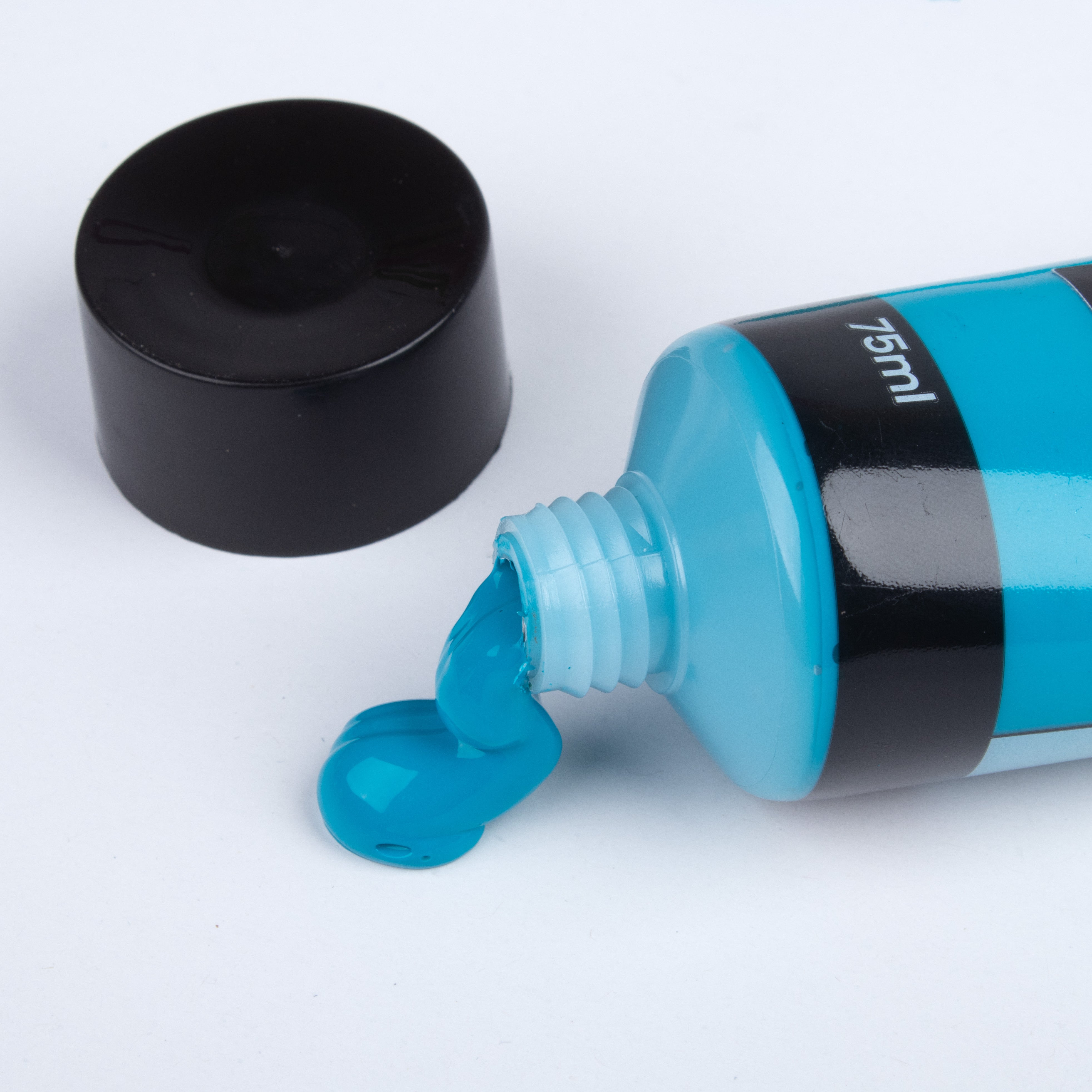 Artists Acrylic Colour Cyan Blue 75ml Tube