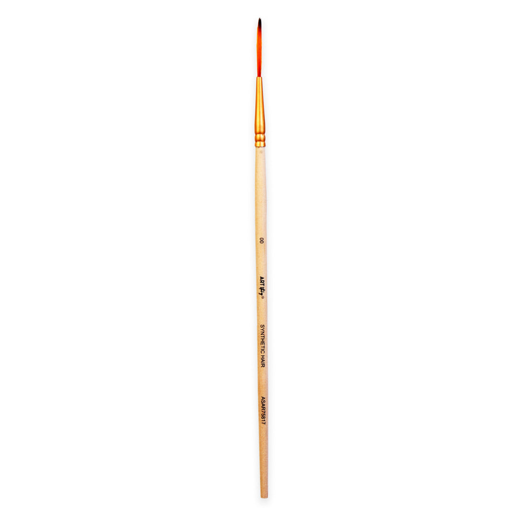 Liner Brush Synthetic Hair Size 00 Handle Length 150mm