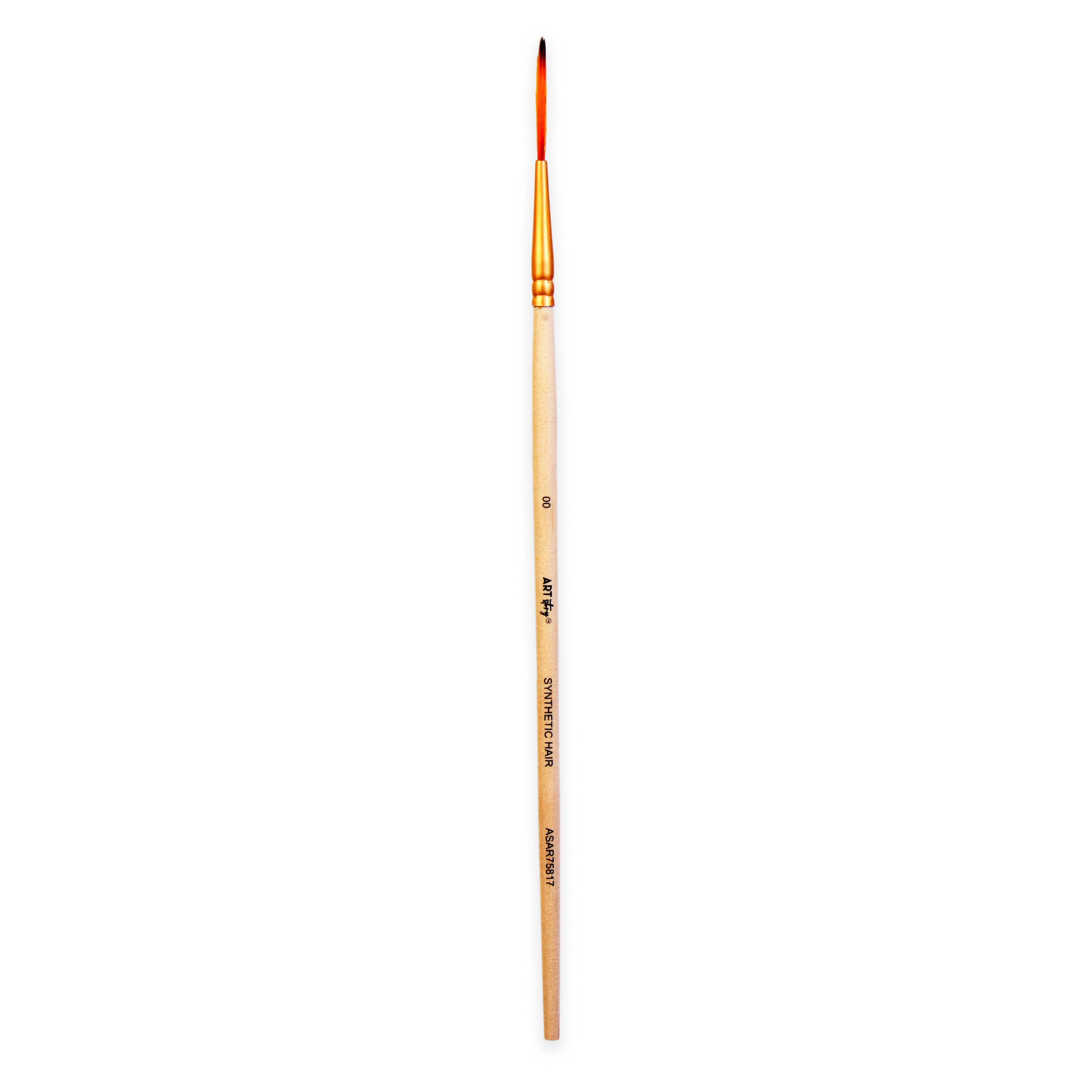 Liner Brush Synthetic Hair Size 00 Handle Length 150mm