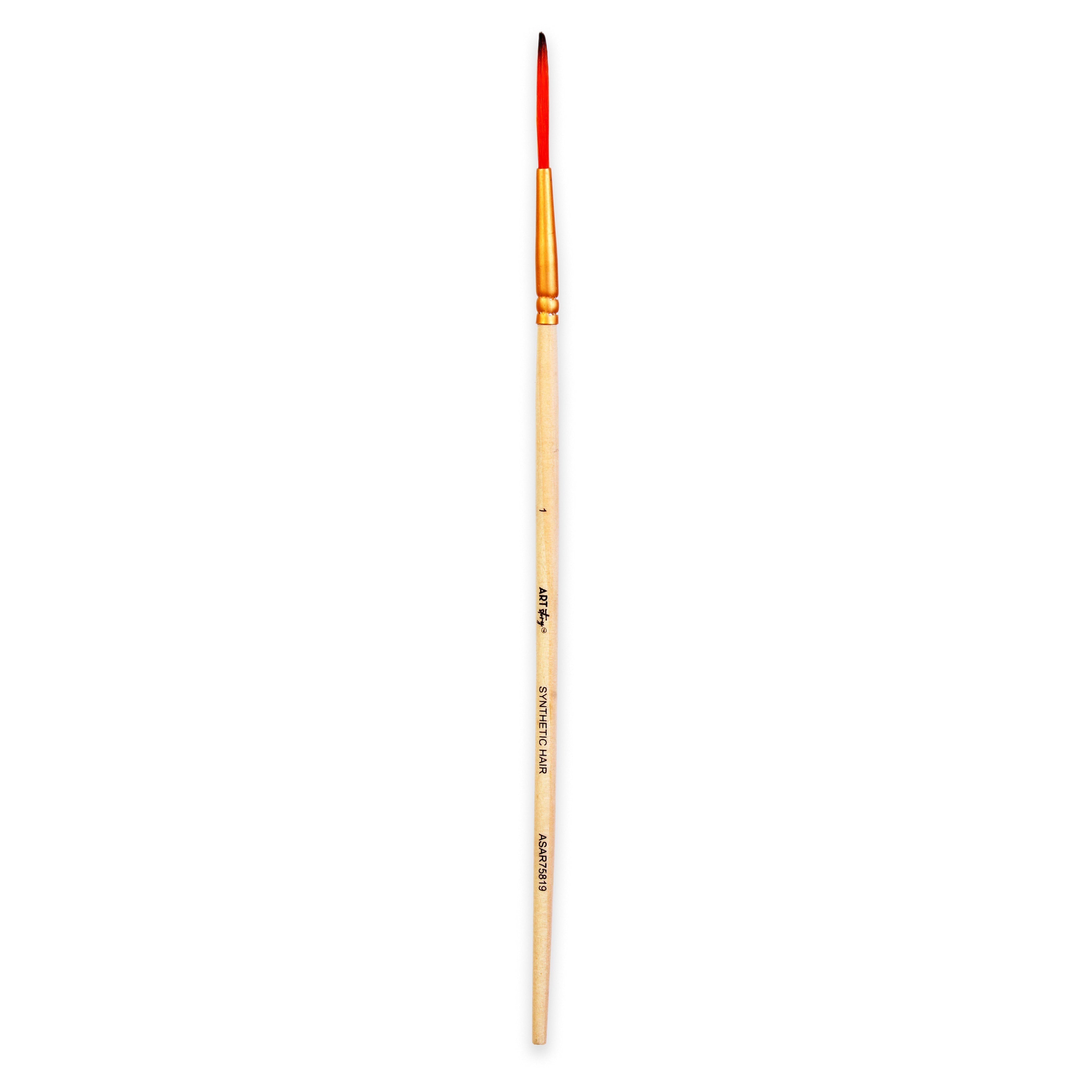 Liner Brush Synthetic Hair Size 1 Handle Length 150mm