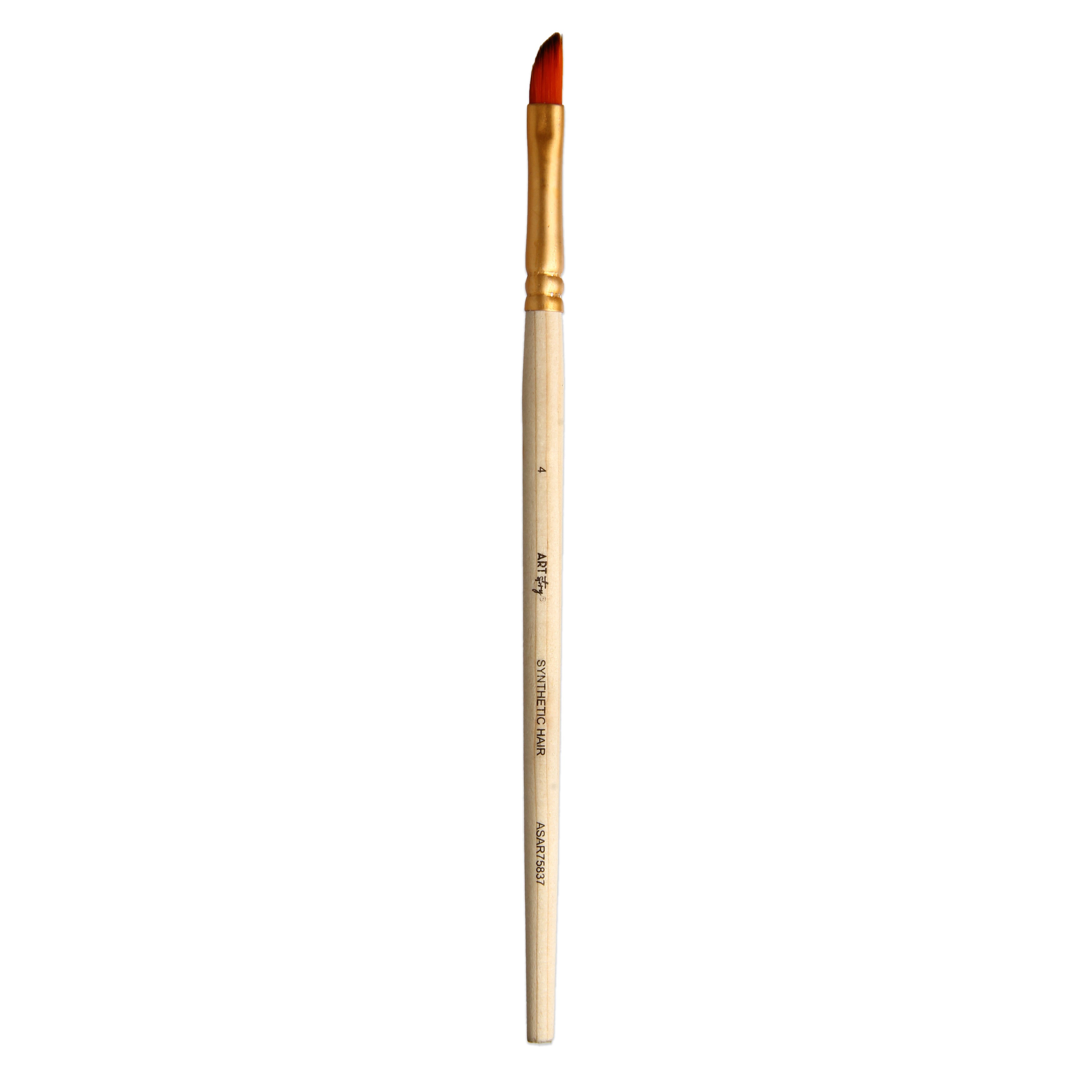 Dagger Brush Synthetic Hair Size 4 Handle Length 150mm