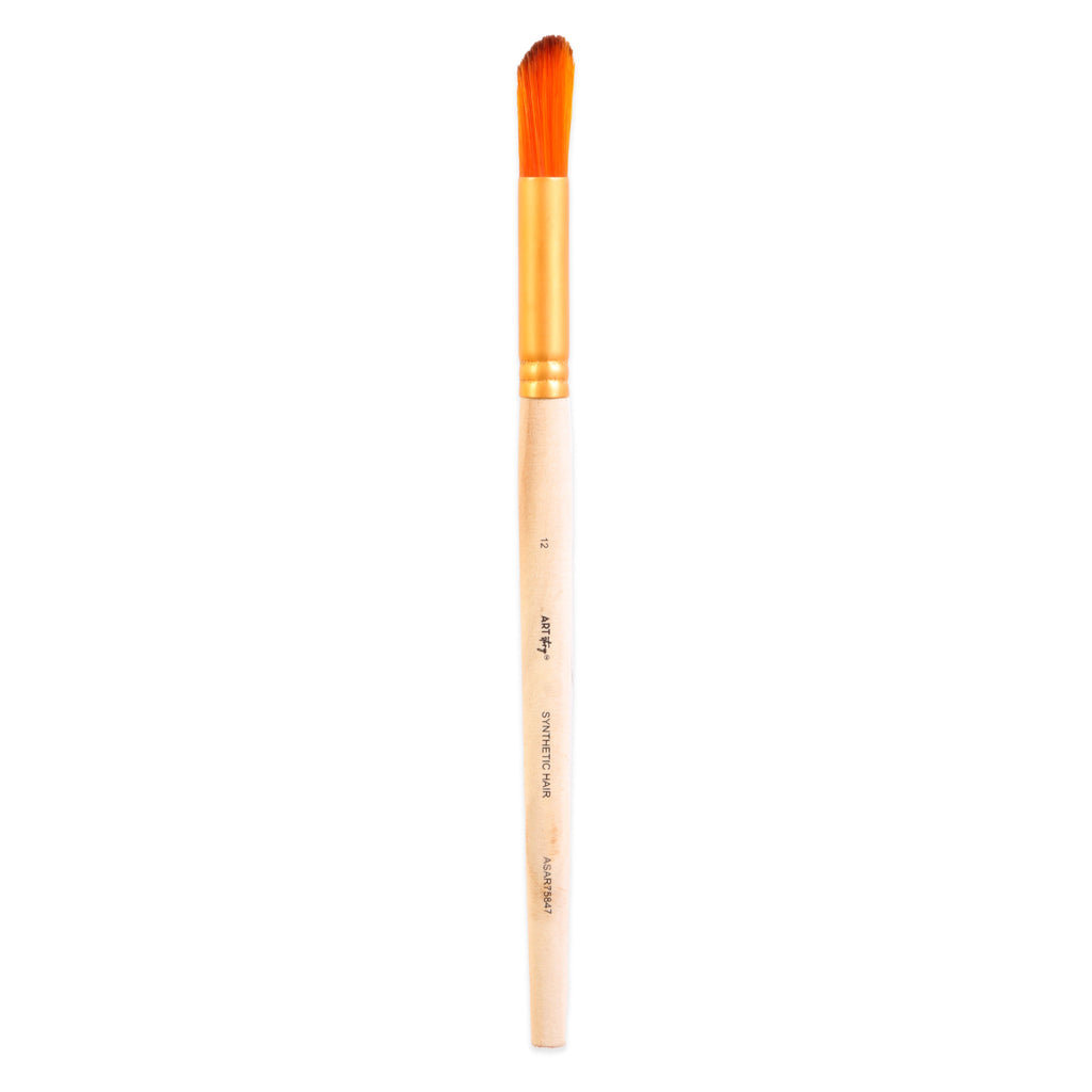 Deer Foot Brush Synthetic Hair Size 12 Handle Length 150mm 1pc