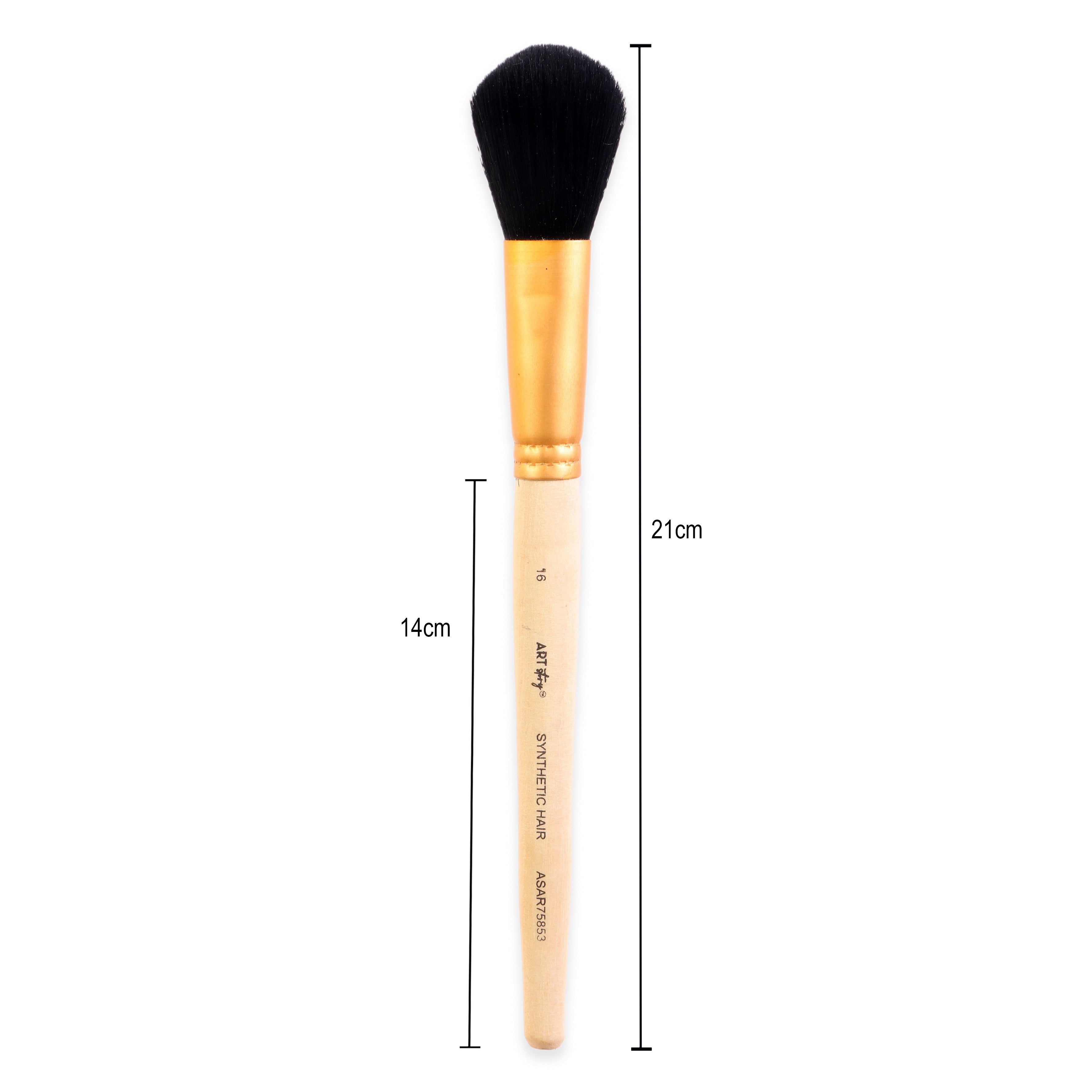 Mop Brush Synthetic Hair Size 16 Handle Length 150mm 1 pc