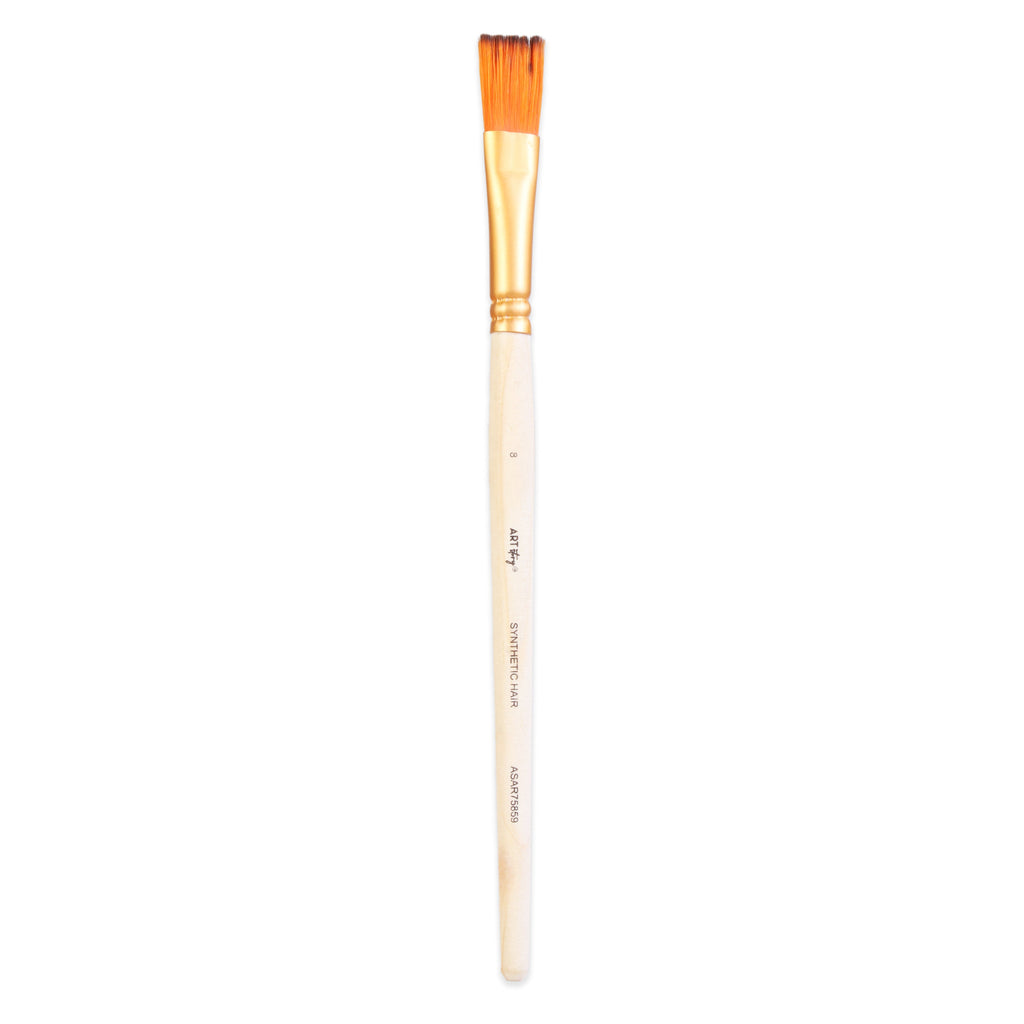 Comb Brush Synthetic Hair Size 8 Handle Length 150mm