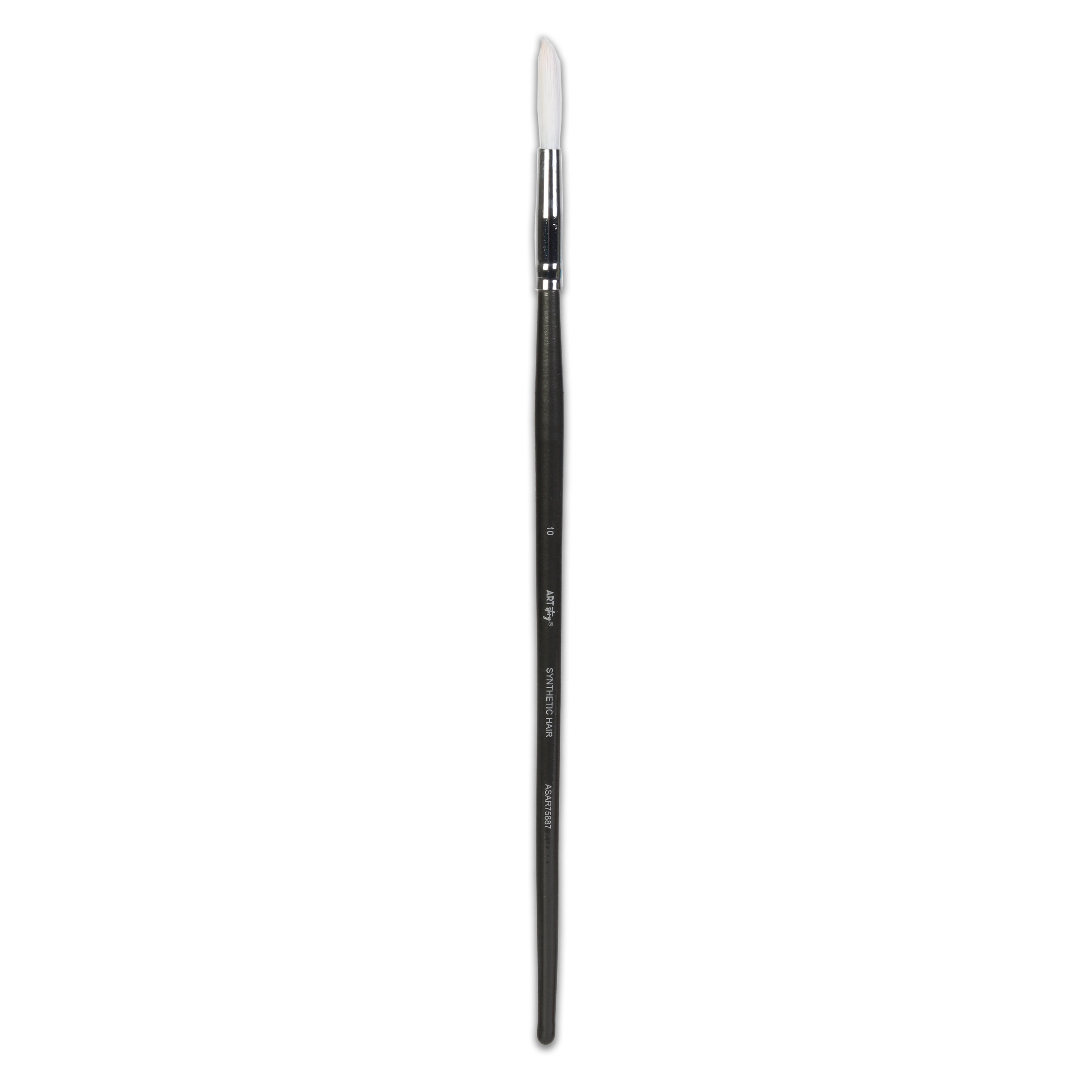 Premium Round Brush Synthetic Hair Handle Length 200mm Size 10 1 pc