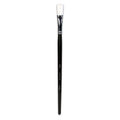 Premium Flat Brush Synthetic Hair Handle Length 200mm Size 8 1 pc